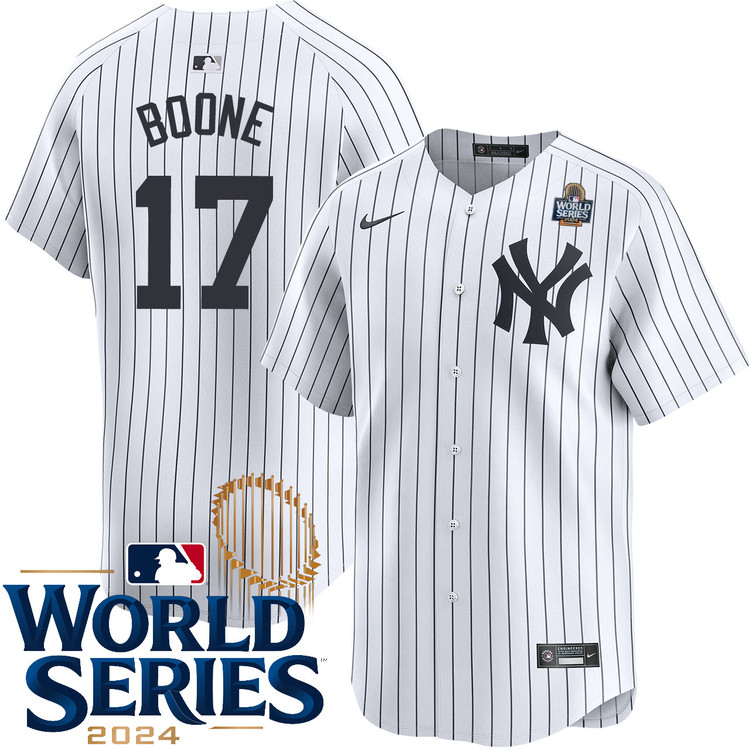 Aaron Boone New York Yankees Youth Home Limited World Series Jersey