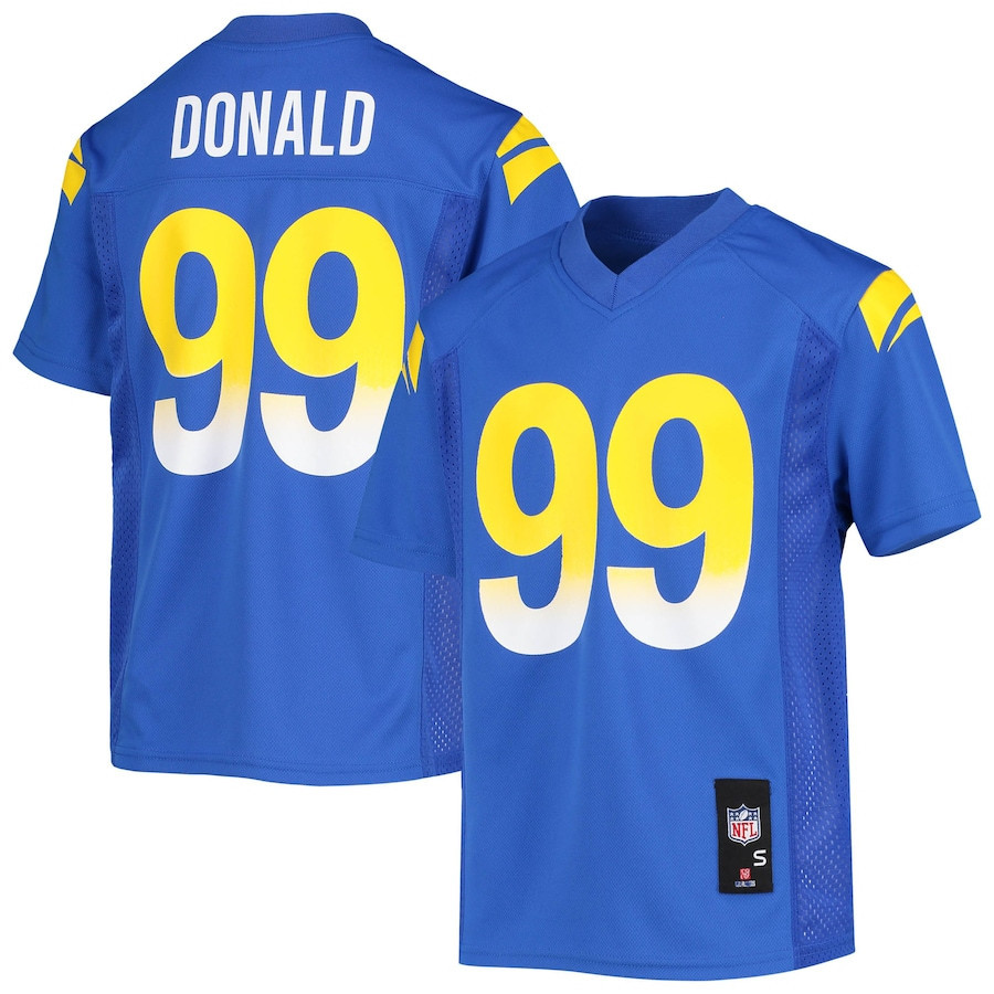 Aaron Donald 99 Los Angeles Rams YOUTH Jersey - Royal