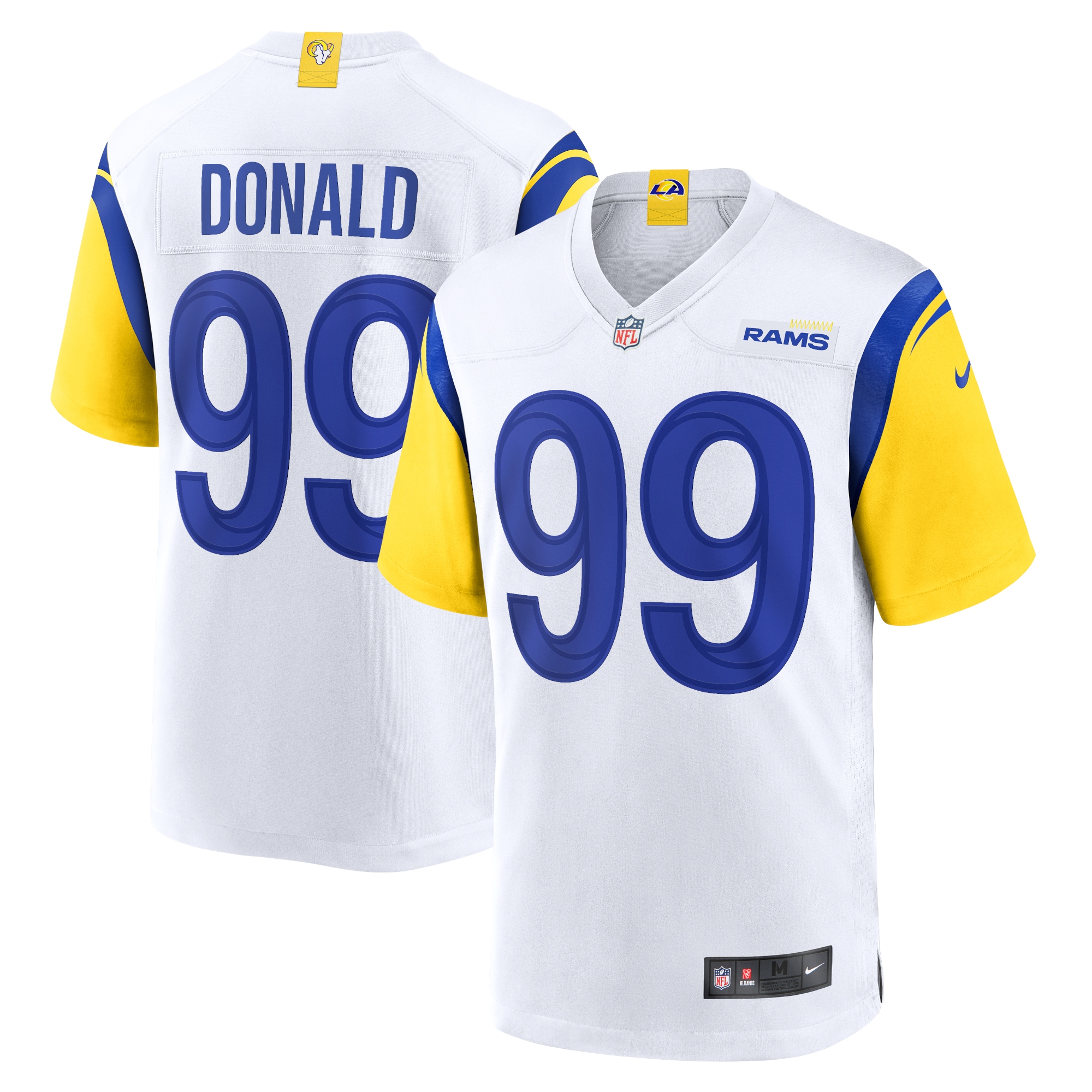 Aaron Donald Los Angeles Rams Alternate Game Jersey - White