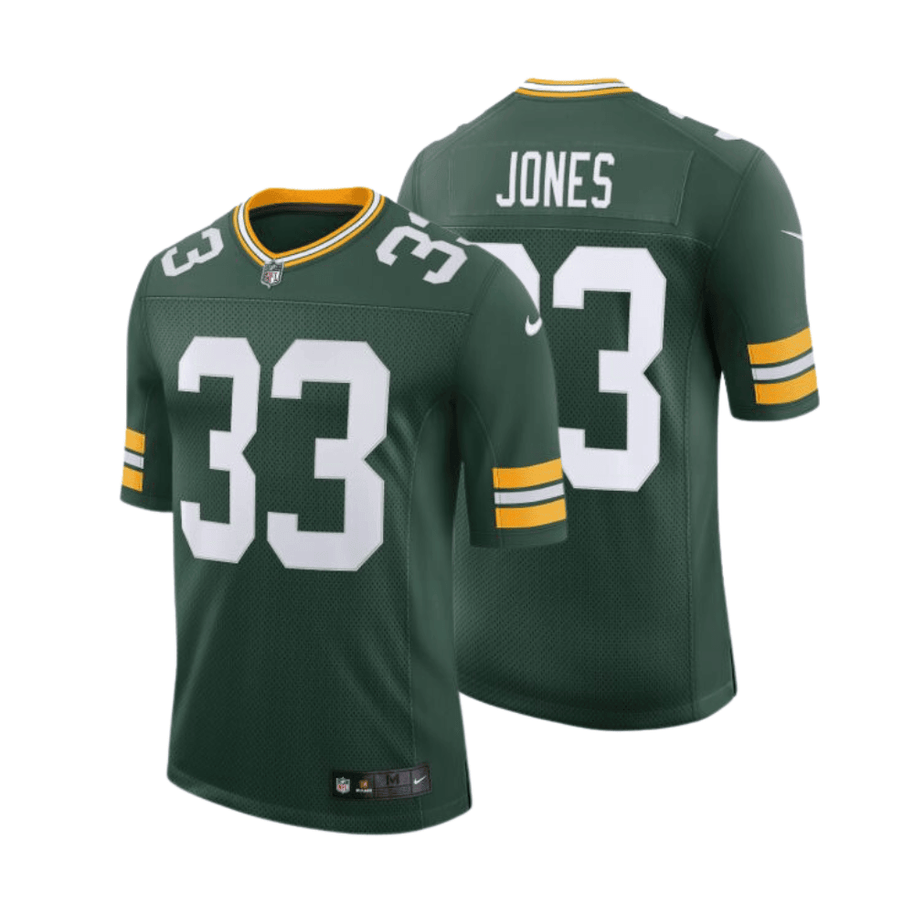 Aaron Jones 33 Green Bay Packers Men Home Limited Jersey - Green