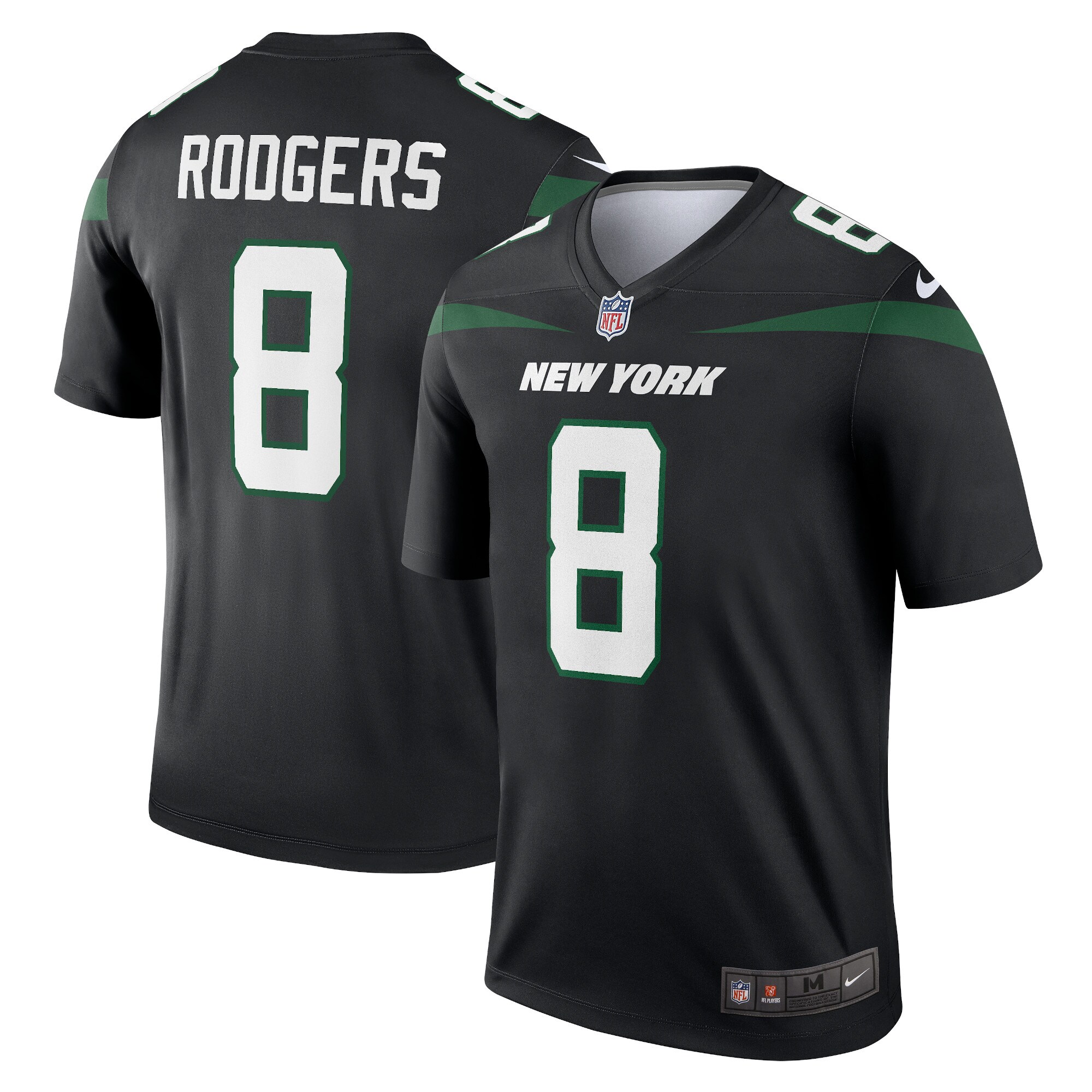 Aaron Rodgers New York Jets Men's Alternate Legend Player Jersey - Stealth Black