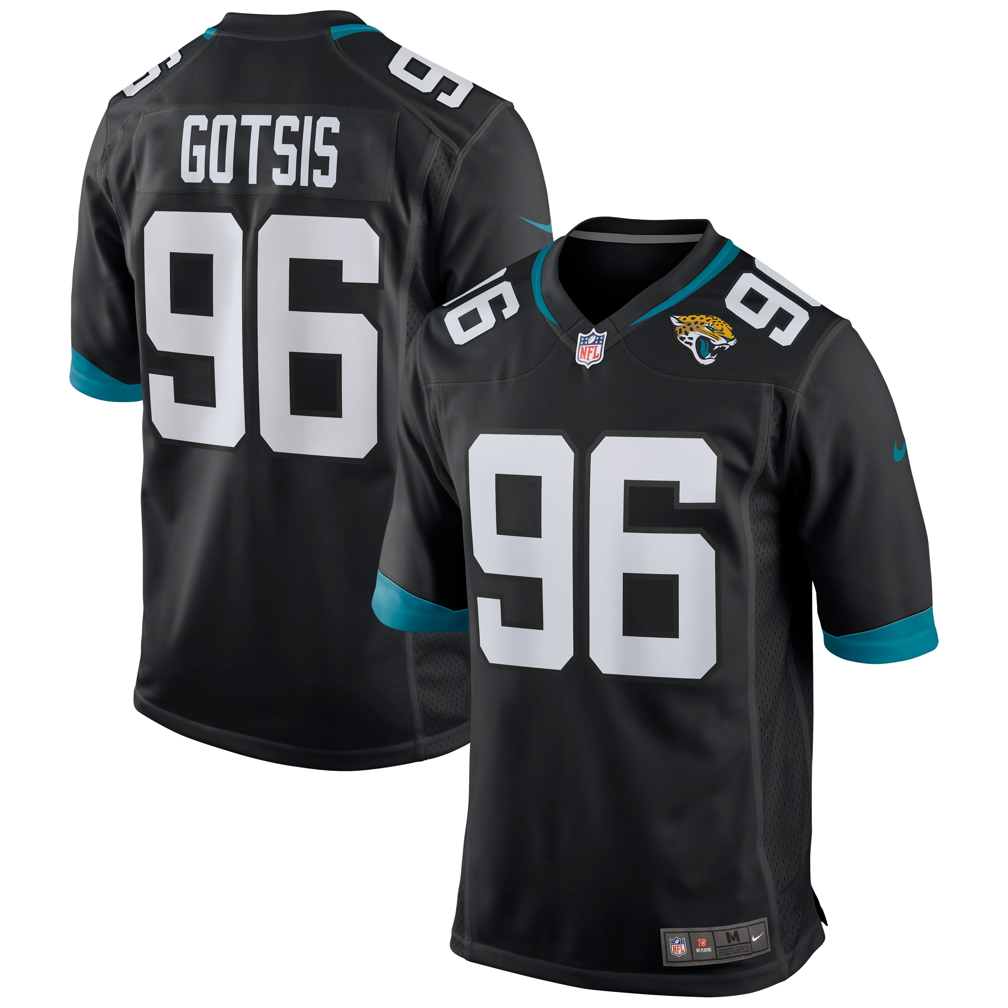 Adam Gotsis Jacksonville Jaguars Game Jersey - Black