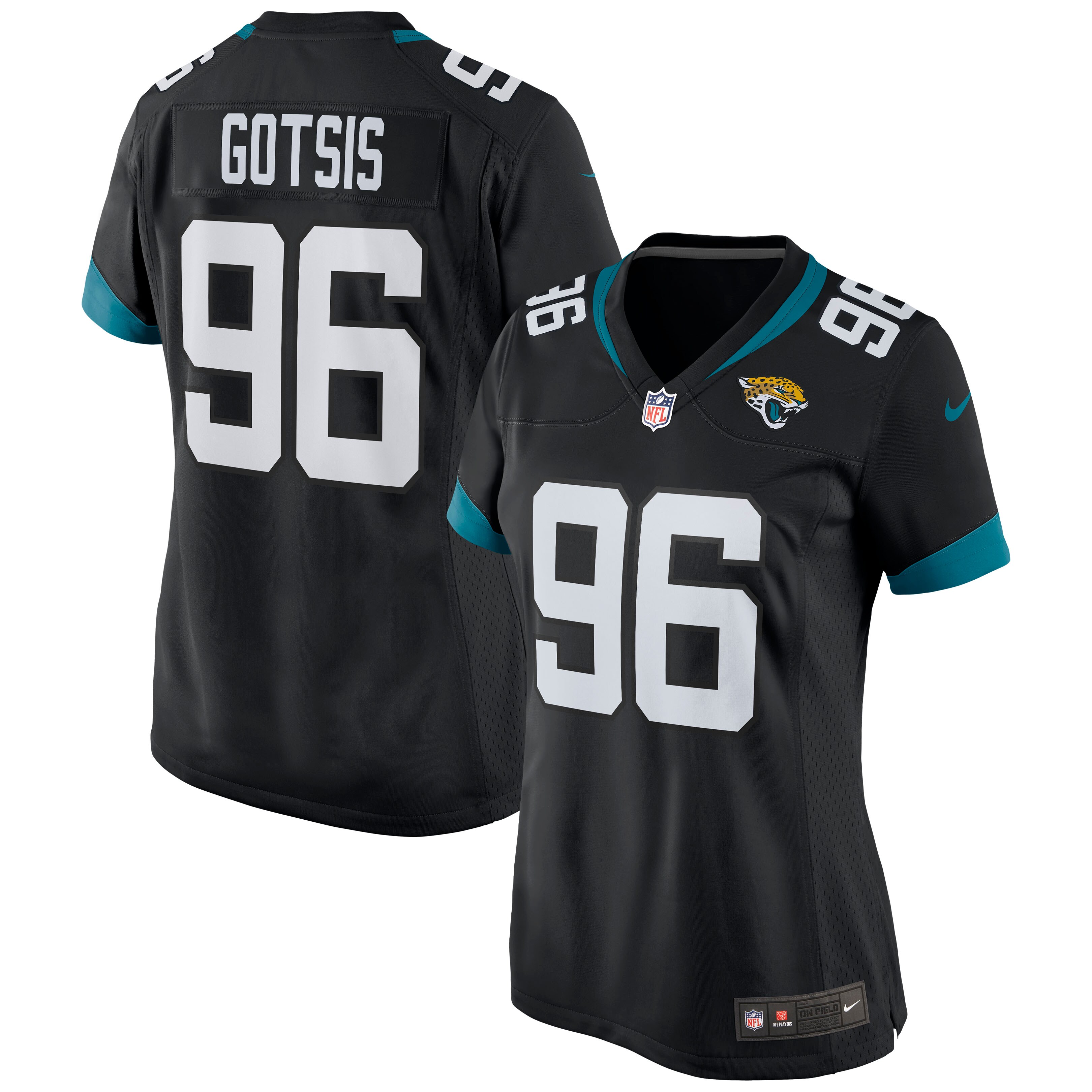 Adam Gotsis Jacksonville Jaguars Women's Game Jersey - Black