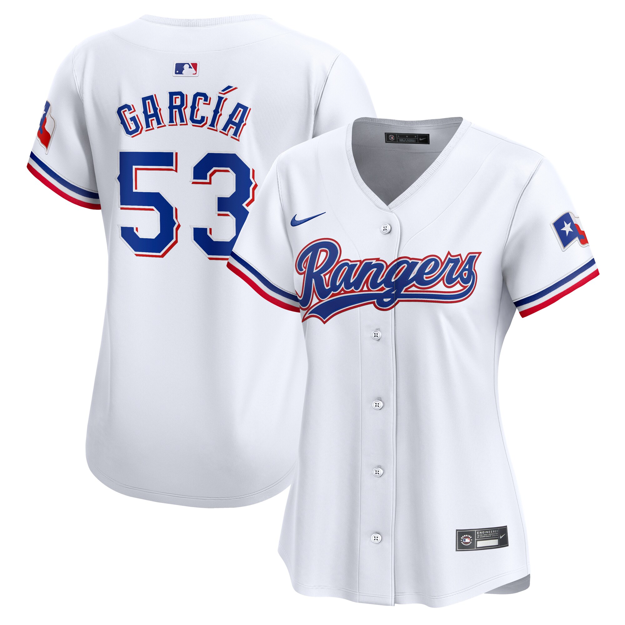 Adolis Garc\u00c3\u00ada Texas Rangers Women's Home Limited Player Jersey - White