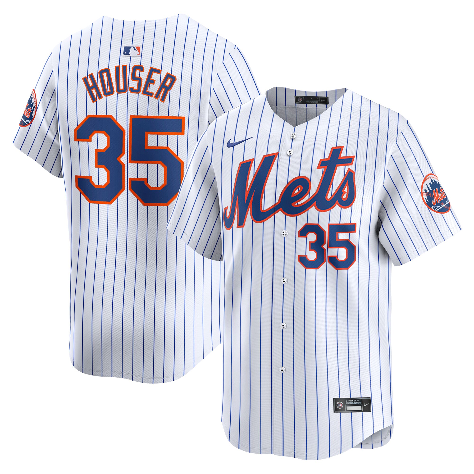 Adrian Houser New York Mets Home Limited Player Jersey\u00c2\u00a0\u00e2\u20ac\u201c White