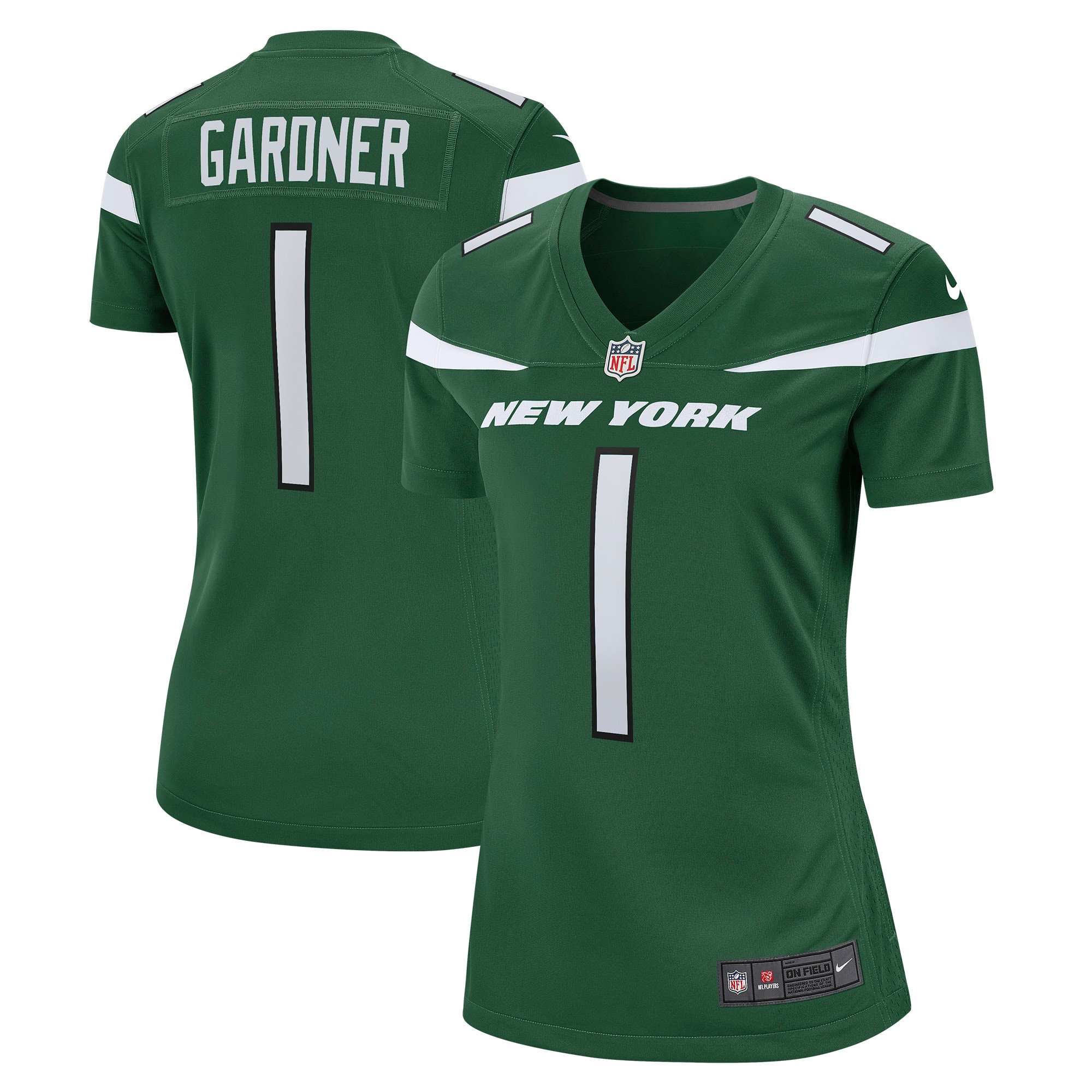 Ahmad Sauce Gardner New York Jets Women's Player Jersey - Green