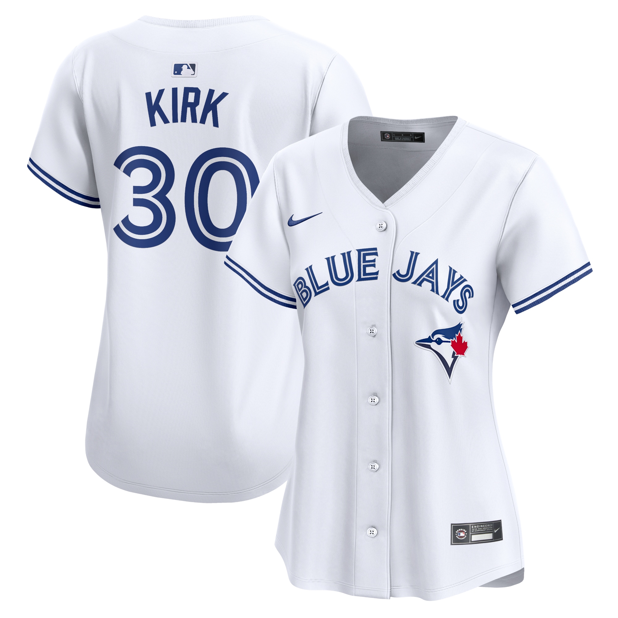 Alejandro Kirk Toronto Blue Jays Women's Home Limited Player Jersey - White