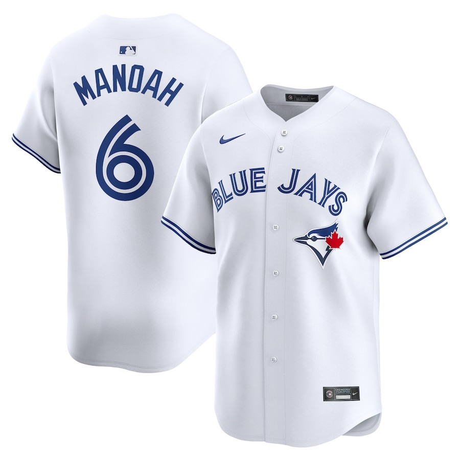 Alek Manoah 6 Toronto Blue Jays Home Limited Player Men Jersey - White