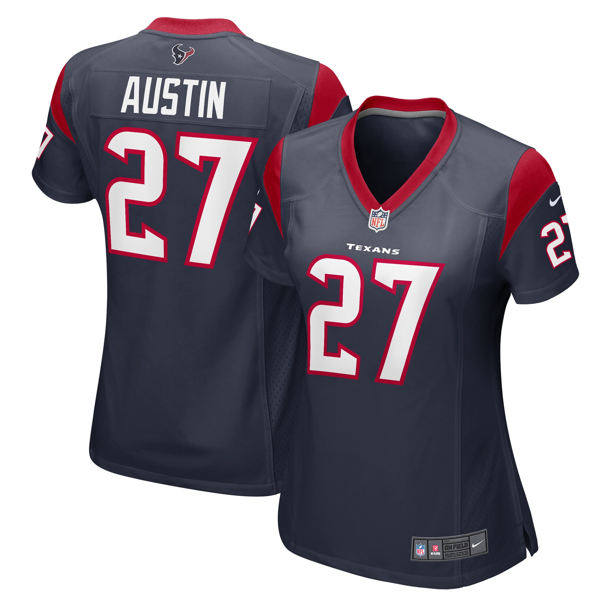 Alex Austin Houston Texans Women's Team Game Jersey - Navy