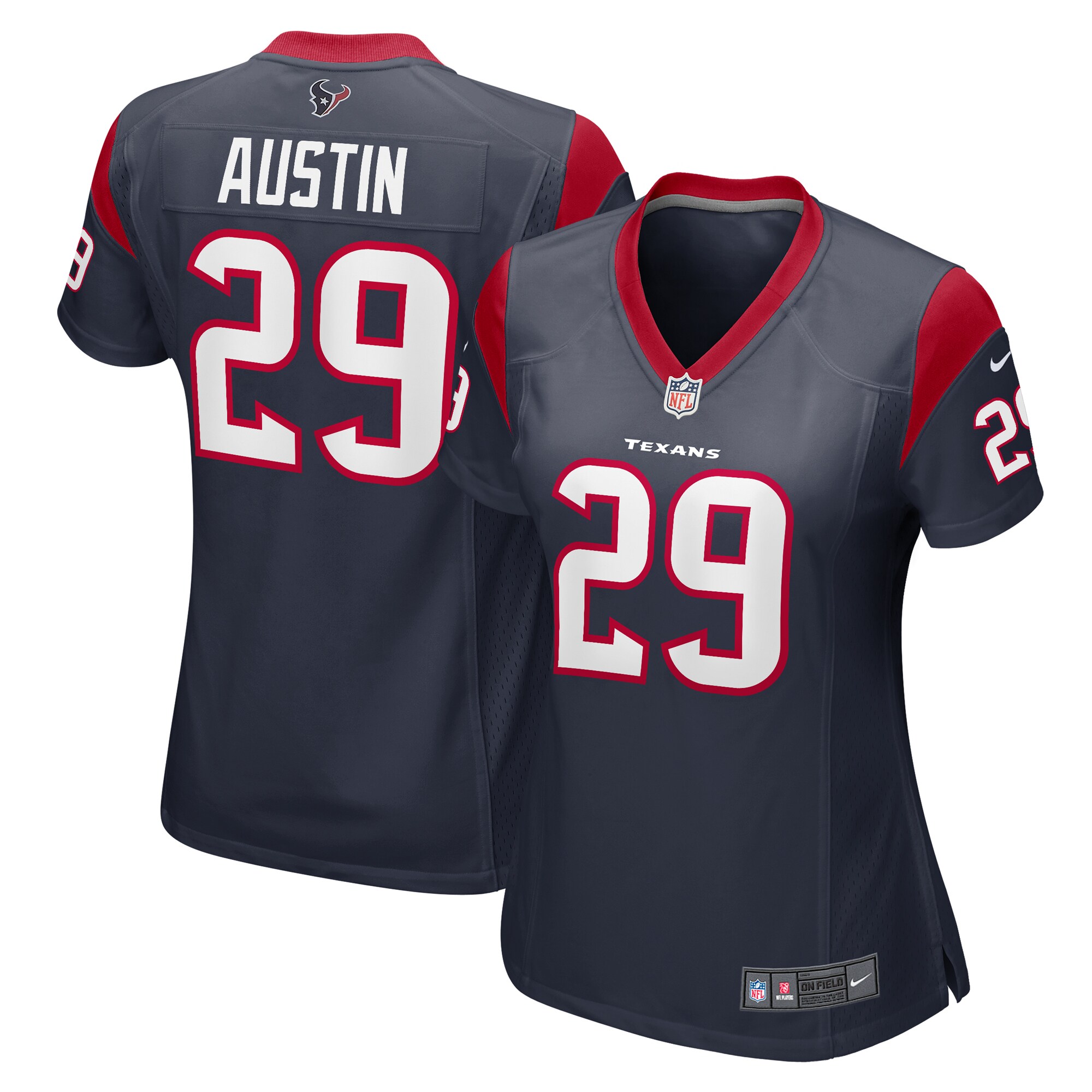 Alex Austin Houston Texans Women's Team Game Jersey - Navy