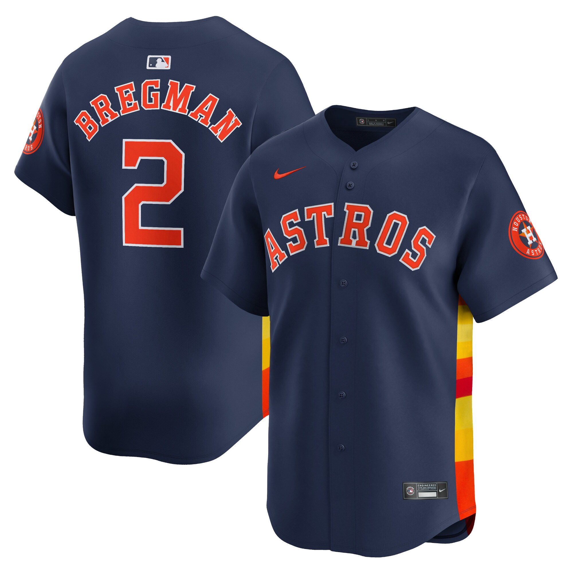 Alex Bregman Houston Astros Alternate Limited Player Jersey\u00c2\u00a0\u00e2\u20ac\u201c Navy