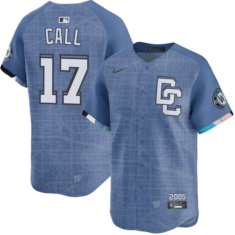 Alex Call Washington Nationals City Connect 2.0 Limited Jersey