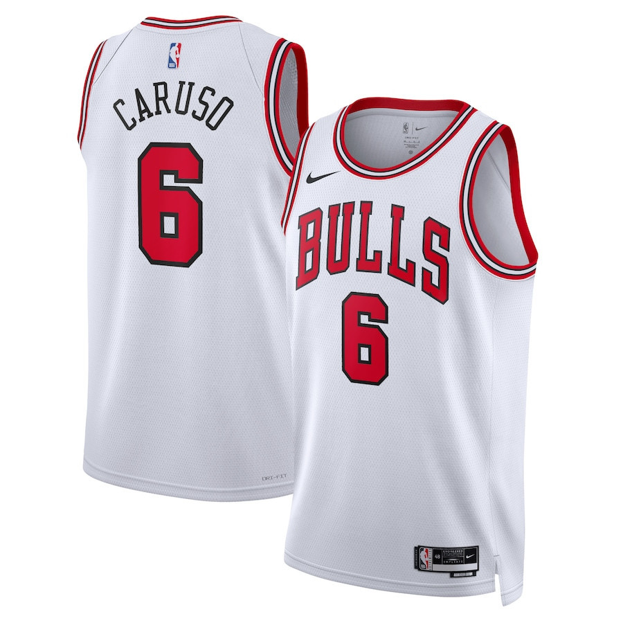 Alex Caruso 6 Chicago Bulls Unisex Swingman Jersey - Association Edition - White