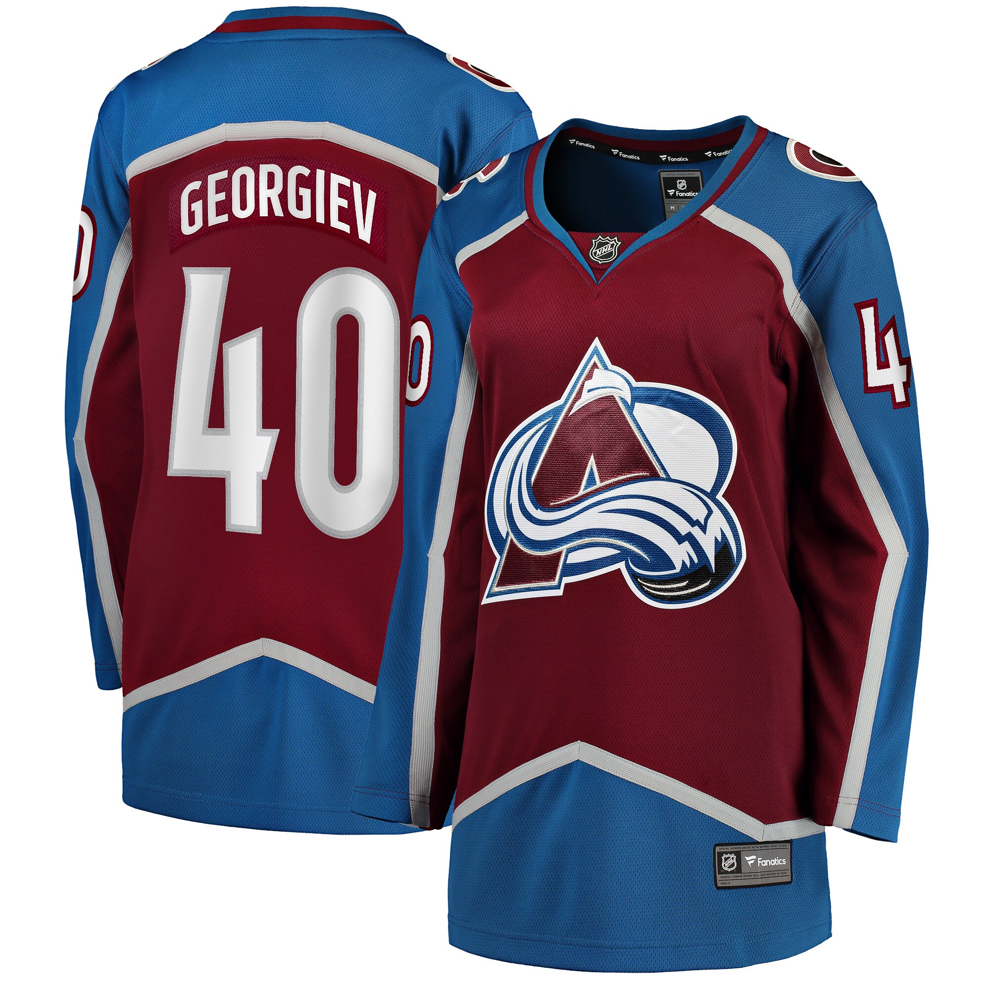 Alexandar Georgiev Colorado Avalanche Fanatics Women's Home Breakaway Player Jersey - Burgundy