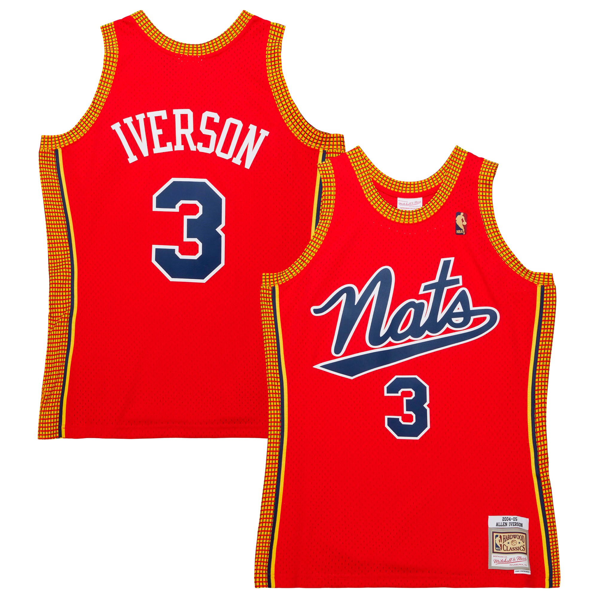 Allen Iverson Philadelphia 76ers Mitchell & Ness 2004\/05 Hardwood Classics Swingman Jersey - Red