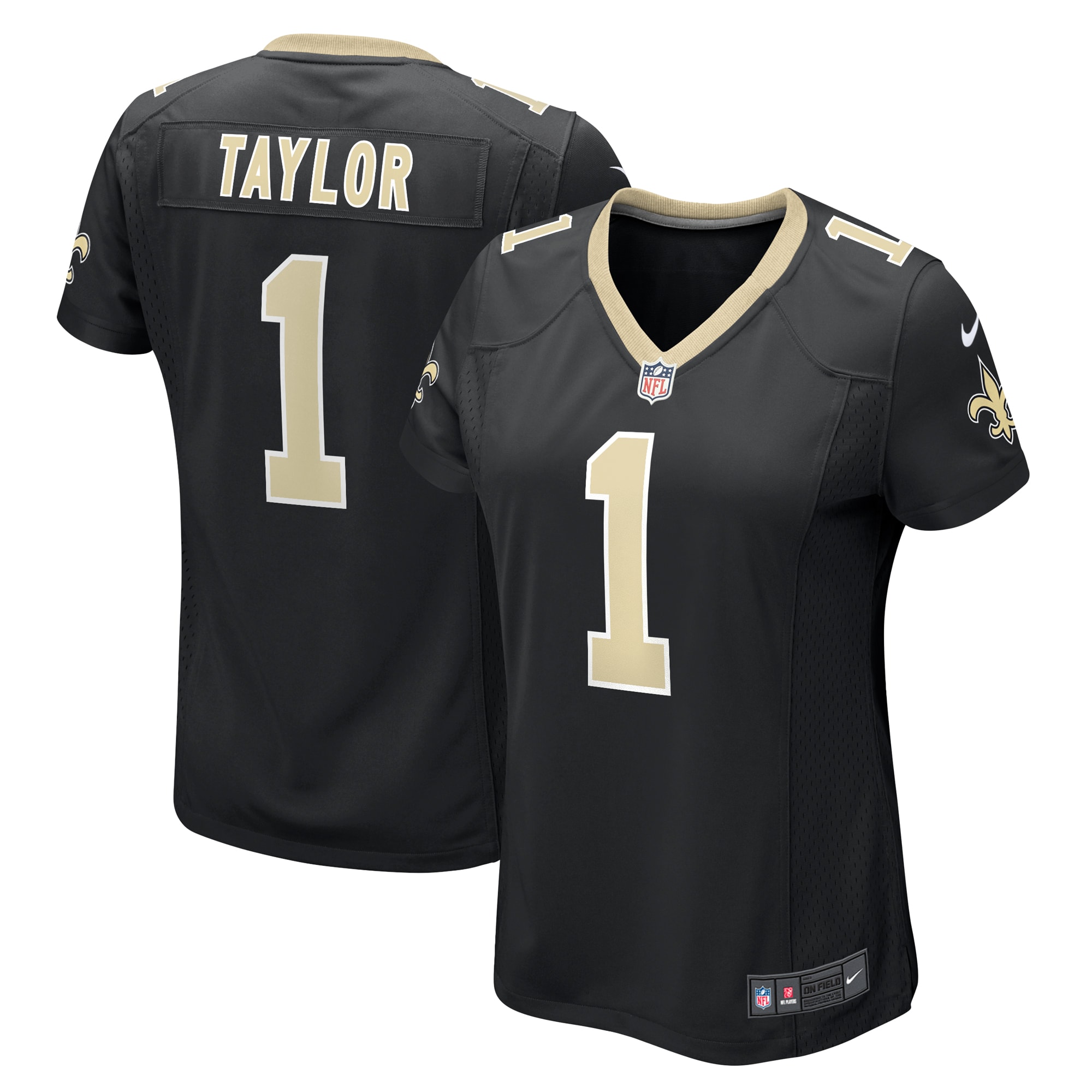 Alontae Taylor New Orleans Saints Women's Team Game Jersey - Black