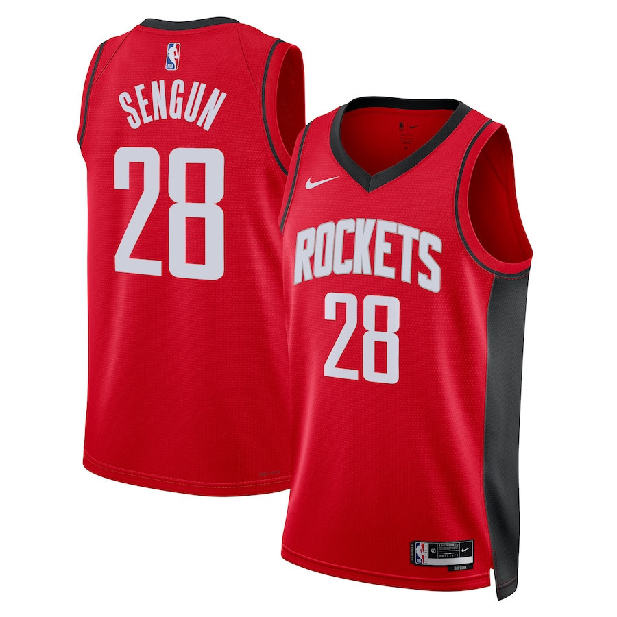 Alperen Sengun 28 Houston Rockets 2023/24 Icon Edition Swingman Jersey - Red