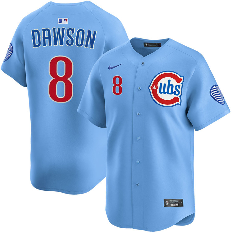 Andre Dawson Chicago Cubs Youth Blues Alternate Limited Jersey