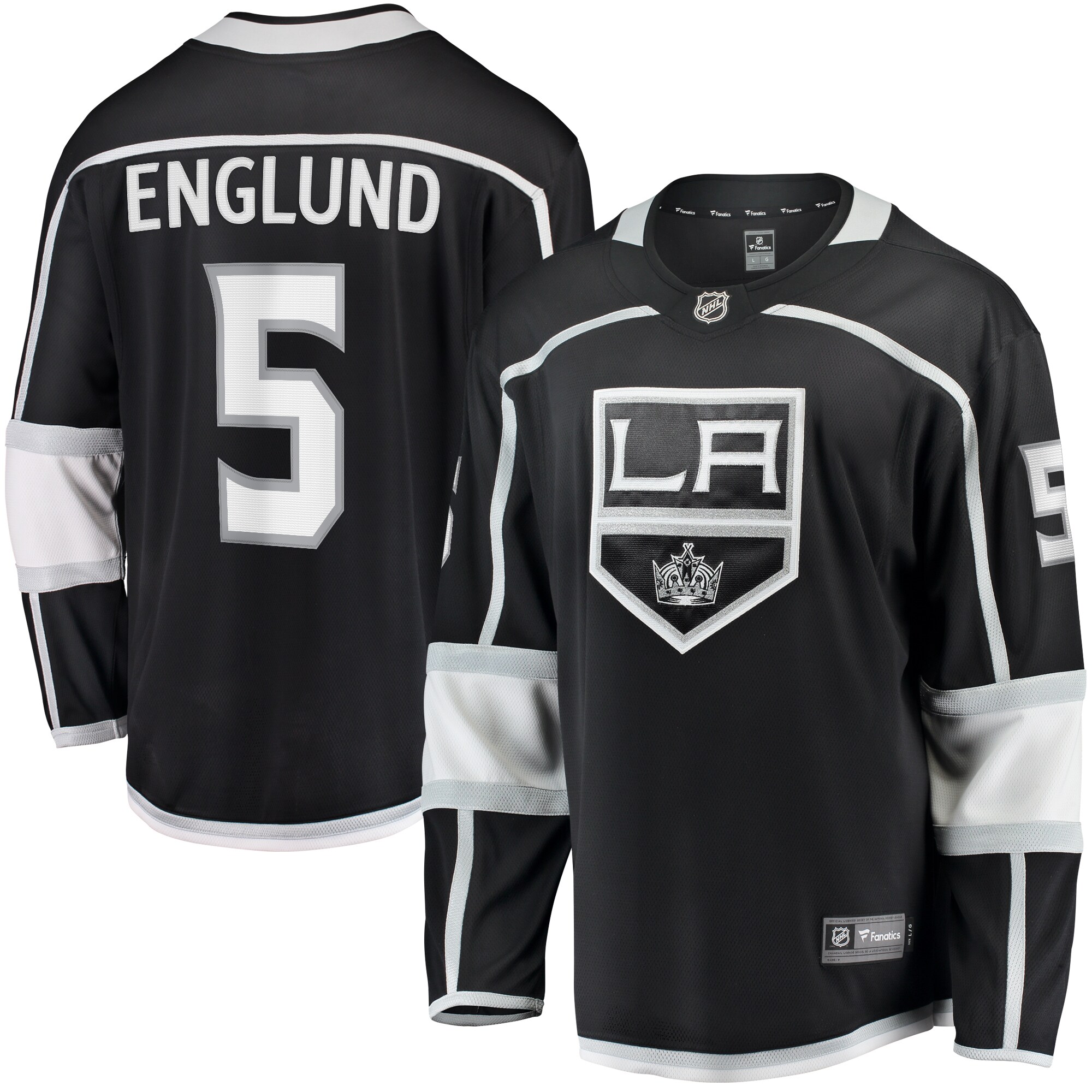 Andreas Englund Los Angeles Kings Fanatics Home Premier Breakaway Player Jersey - Black