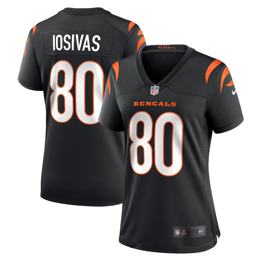 Andrei Iosivas 80 Cincinnati Bengals Women's Game Jersey - Black