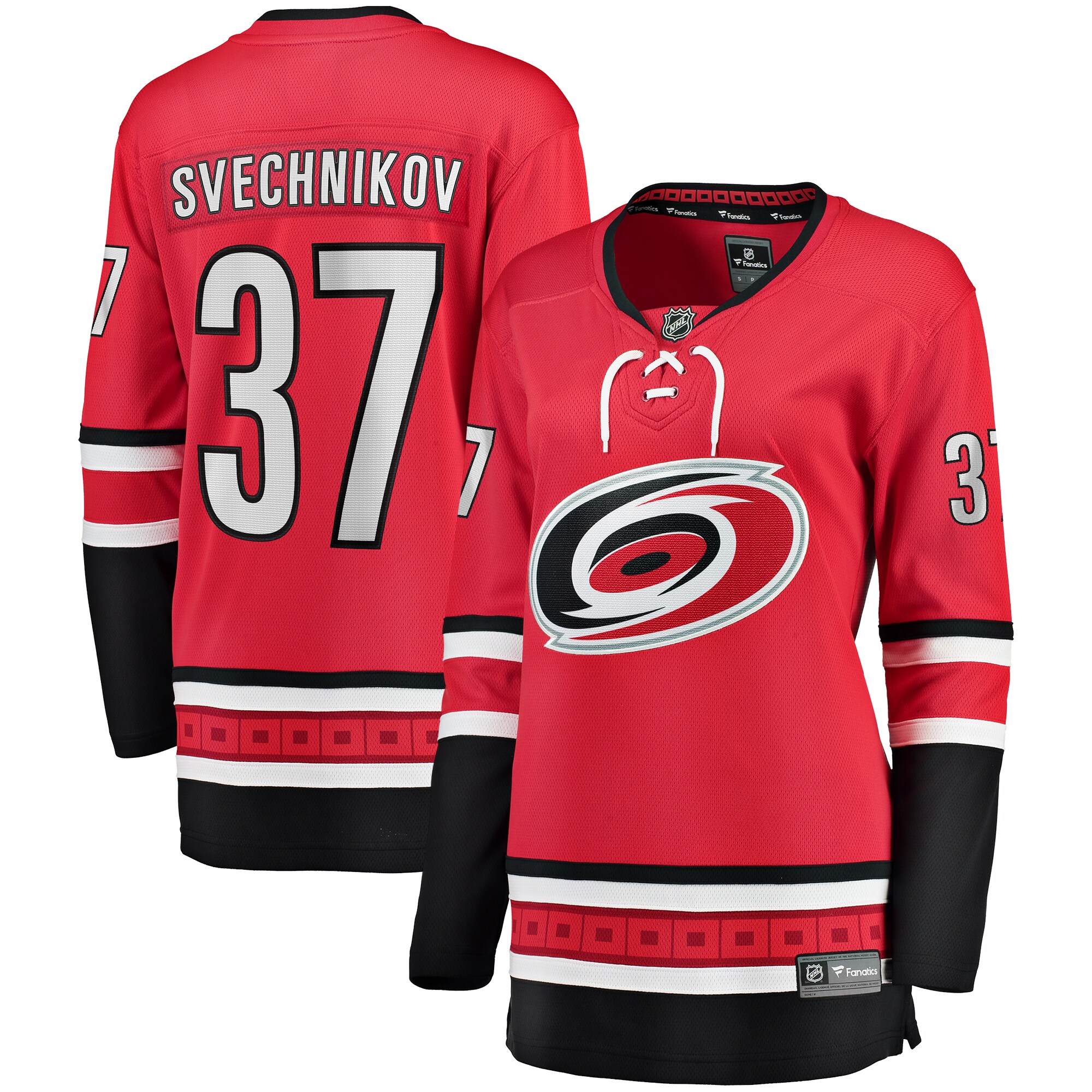 Andrei Svechnikov Carolina Hurricanes Fanatics Women's Alternate Breakaway Player Jersey - Red