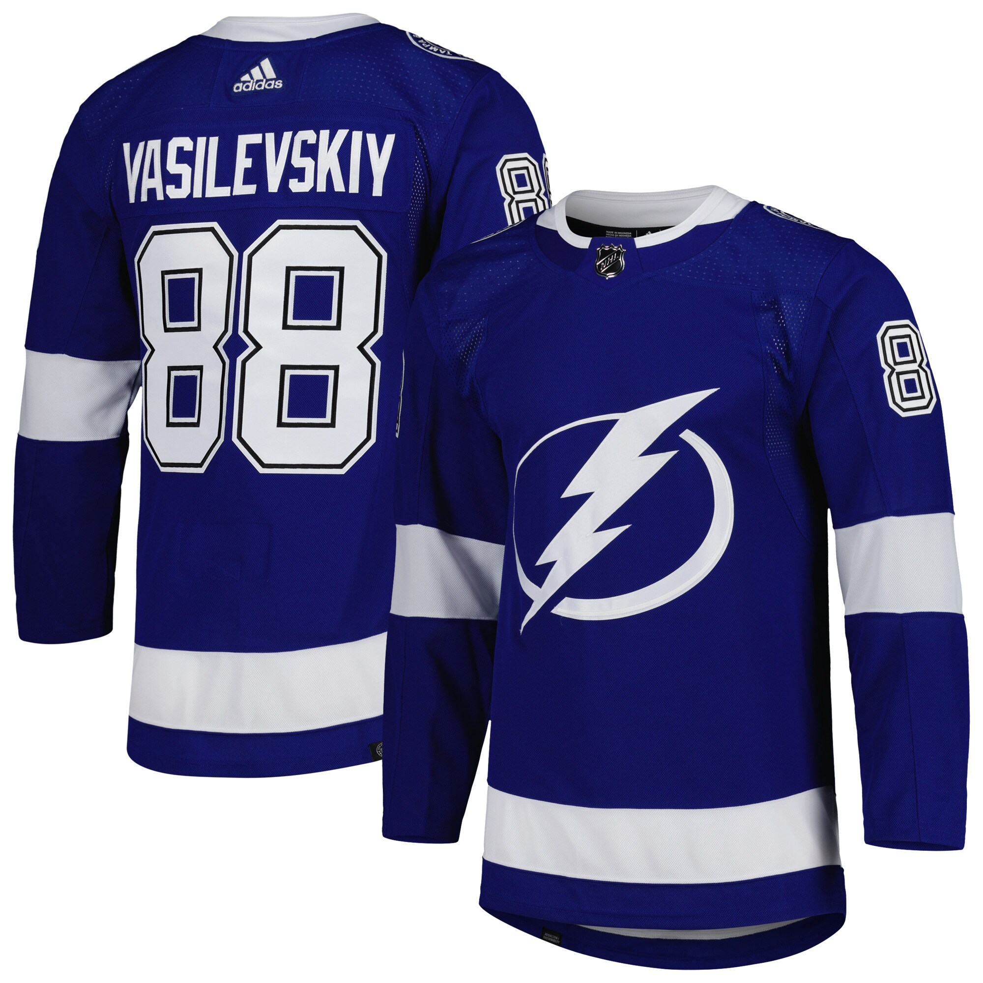 Andrei Vasilevskiy Tampa Bay Lightning adidas Primegreen Authentic Player Jersey - Blue