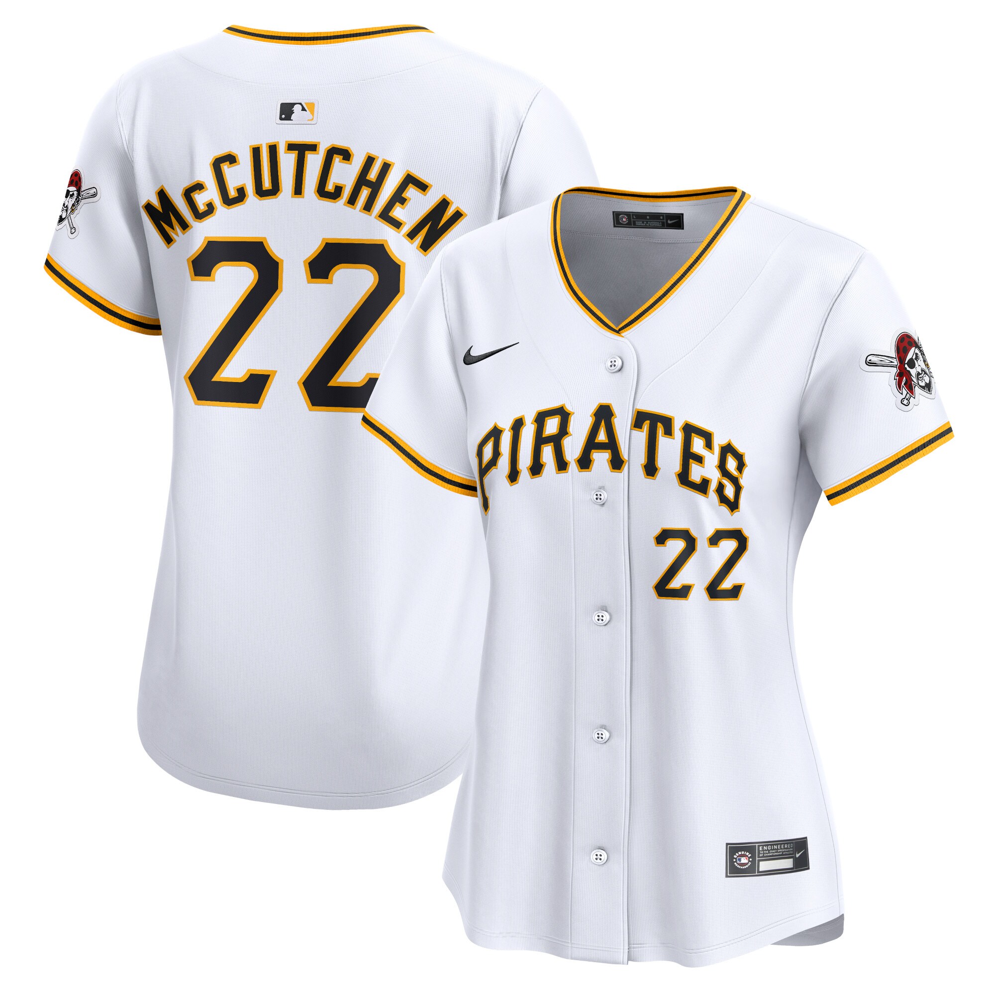 Andrew McCutchen Pittsburgh Pirates Women's Home Limited Player Jersey - White