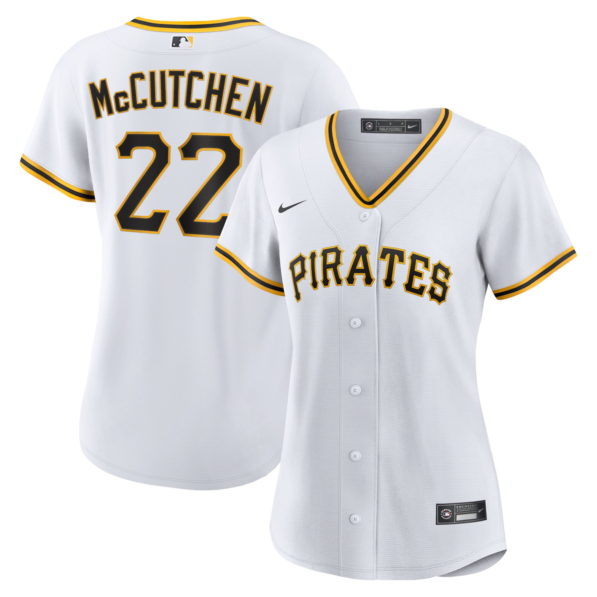 Andrew McCutchen Pittsburgh Pirates Women's Home Replica Player Jersey - White