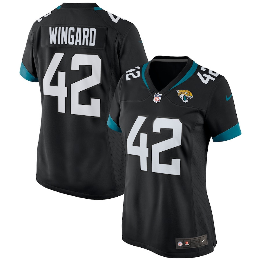 Andrew Wingard 42 Jacksonville Jaguars Women's Game Jersey - Black