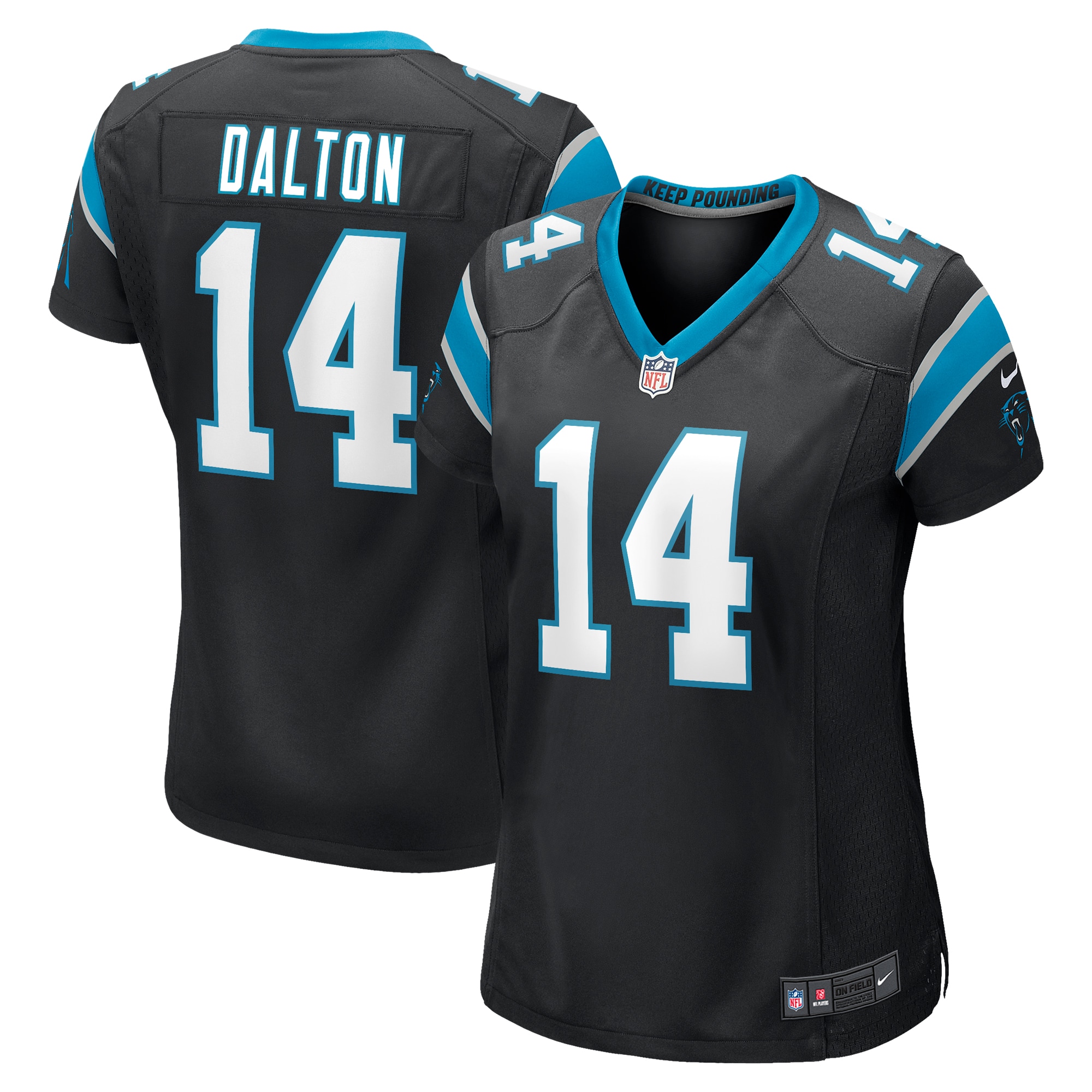 Andy Dalton Carolina Panthers Women's Game Player Jersey - Black