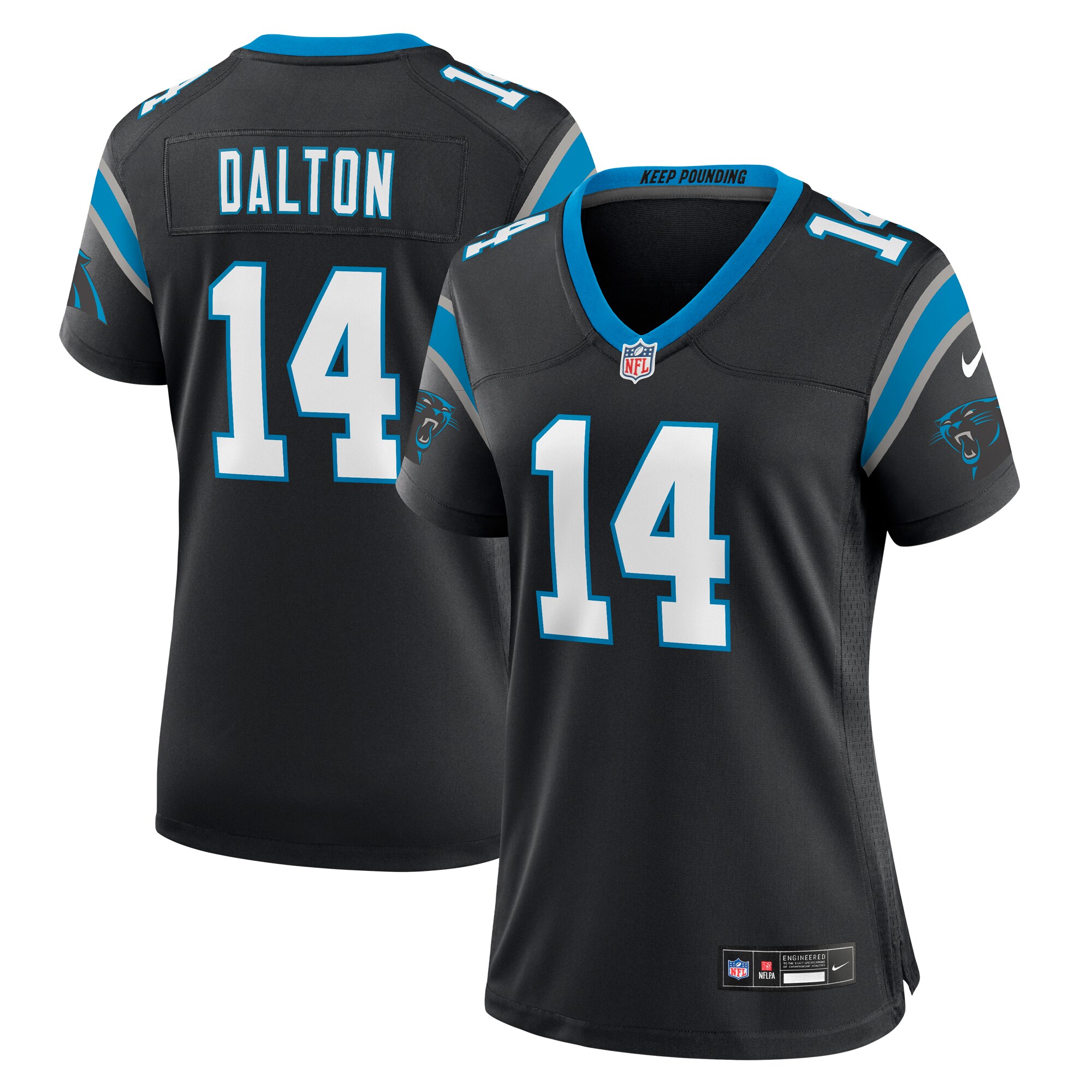 Andy Dalton Carolina Panthers Women's Team Game Jersey - Black