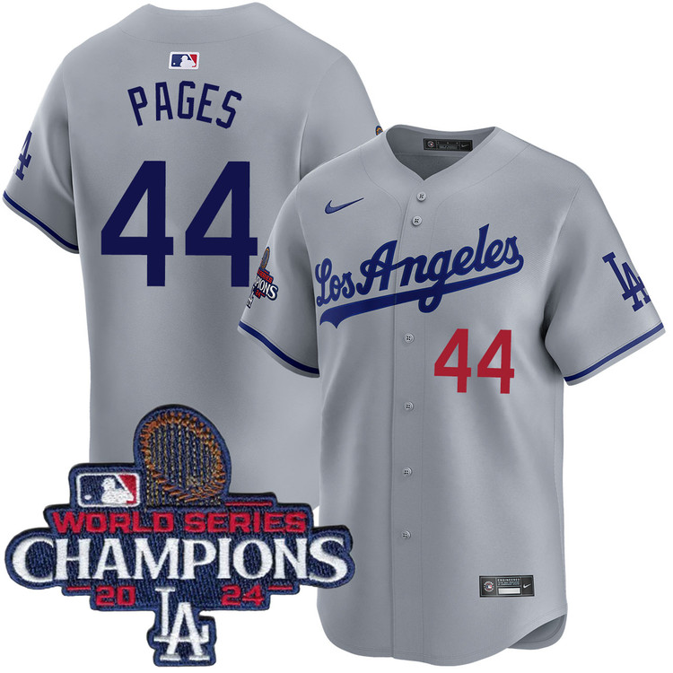 Andy Pages Los Angeles Dodgers Road Limited World Series Champions Jersey