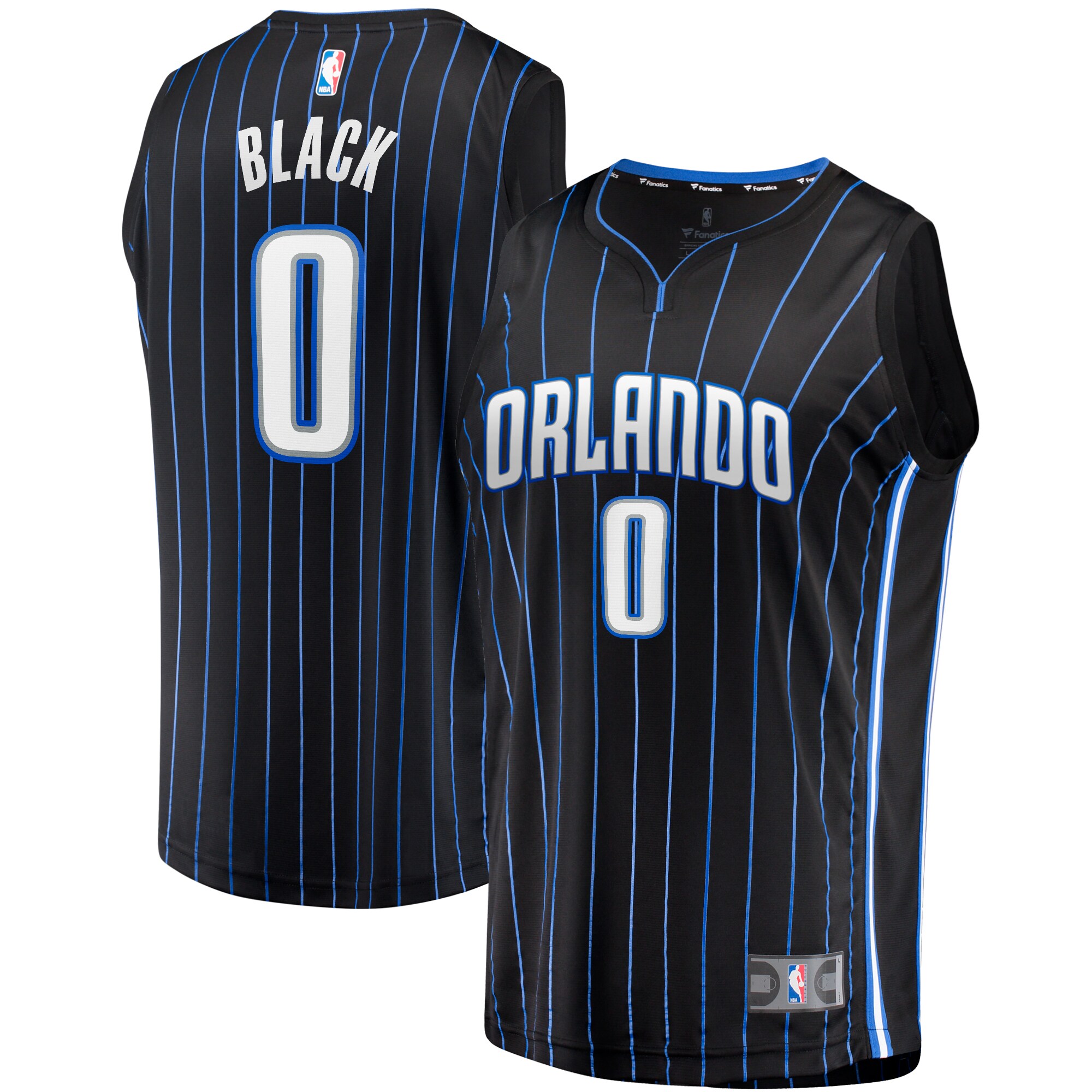 Anthony Black Orlando Magic Fanatics Fast Break Replica Jersey - Icon Edition - Black