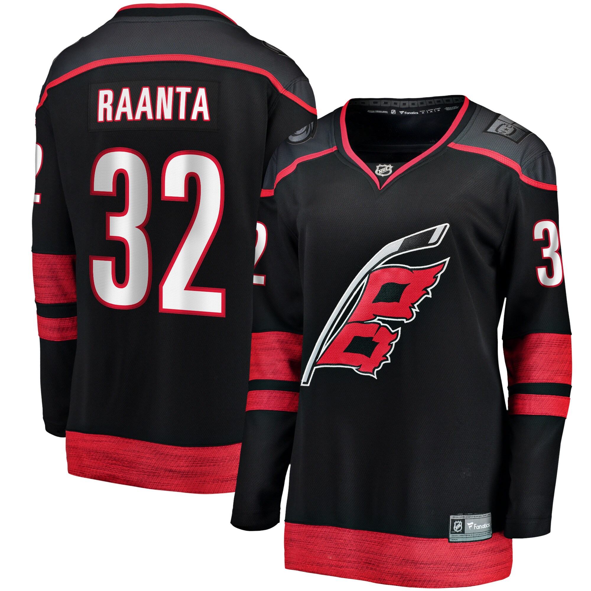 Antti Raanta Carolina Hurricanes Fanatics Women's Home Breakaway Player Jersey - Black