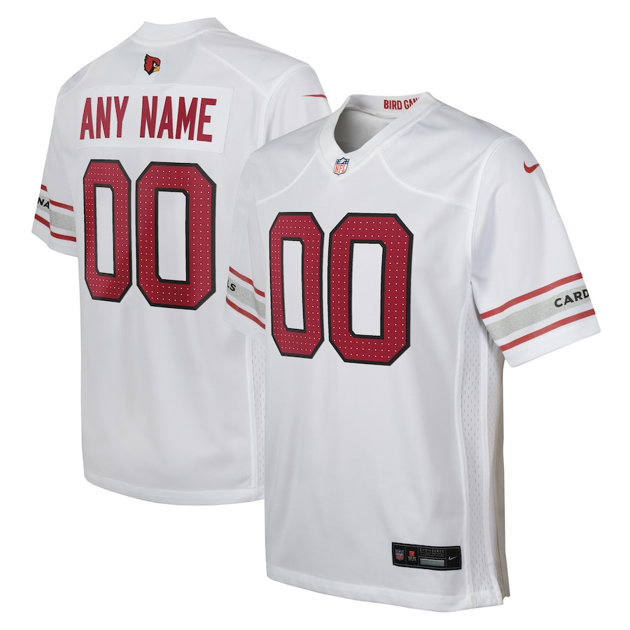 Arizona Cardinals Custom YOUTH GameJersey - White