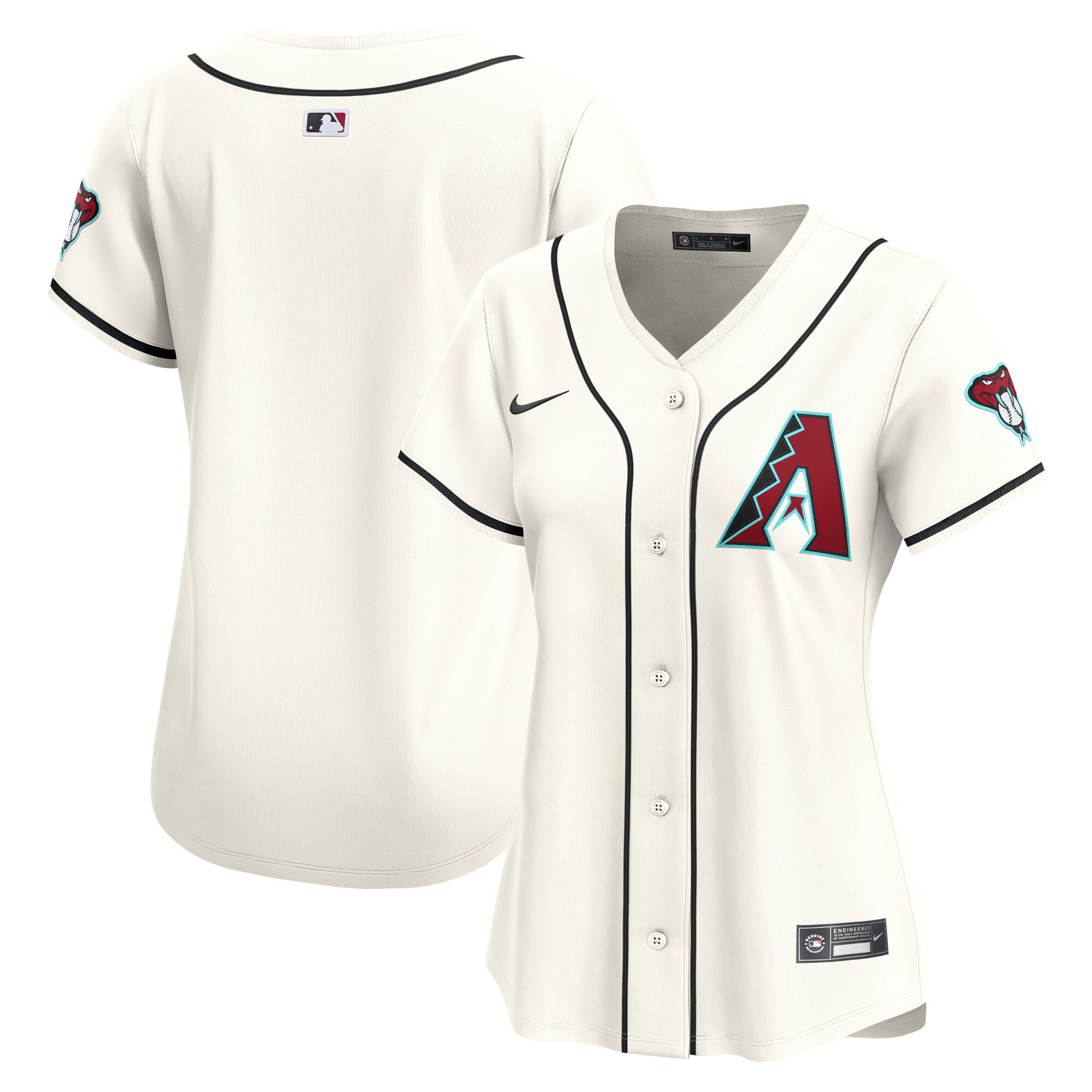 Arizona Diamondbacks Women's Home Limited Jersey - White