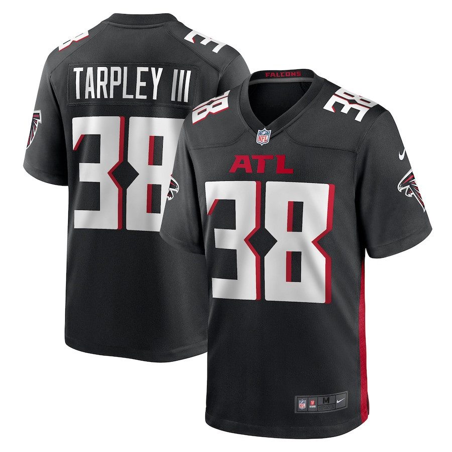 Arnold Tarpley III 38 Atlanta Falcons Game Jersey - Black