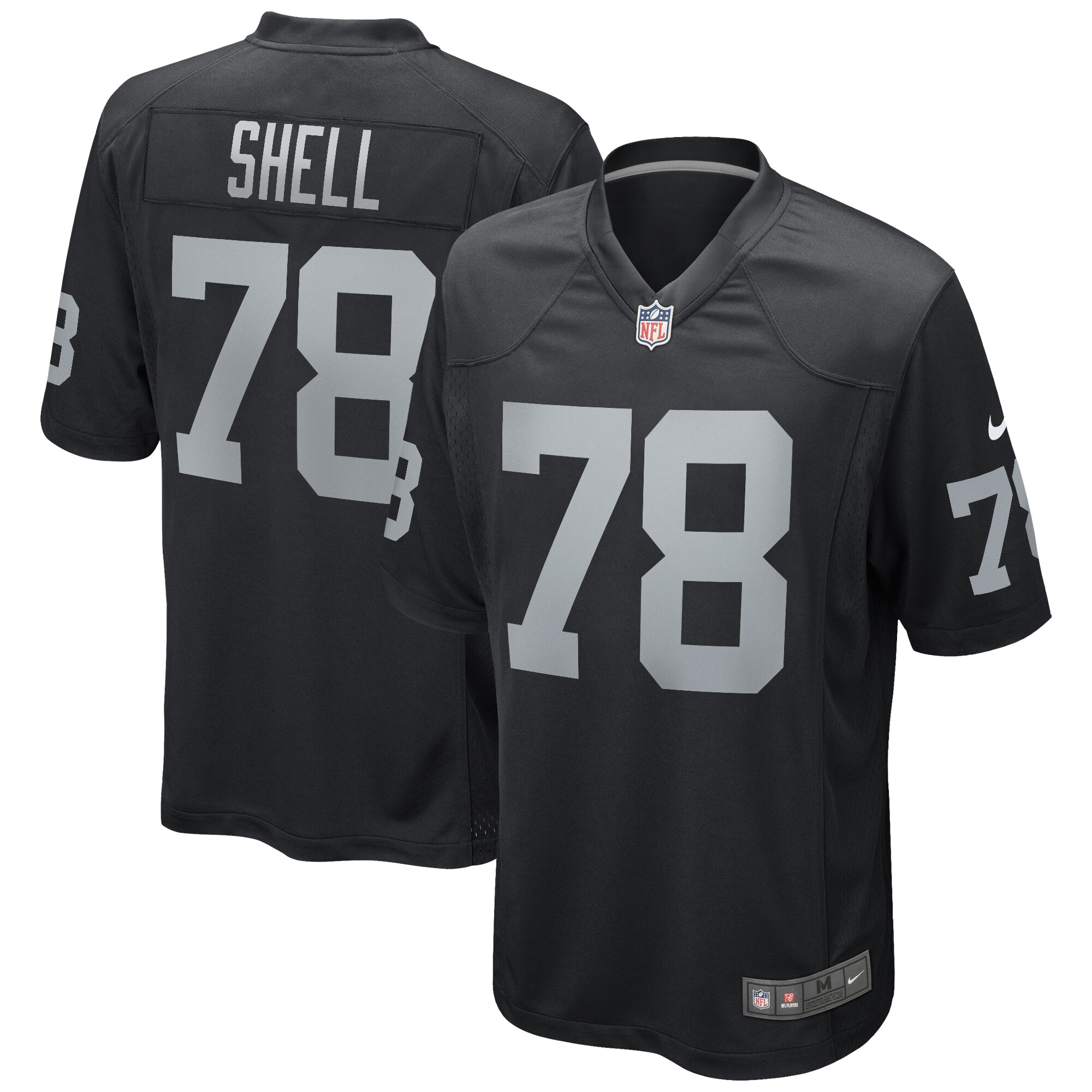 Art Shell Las Vegas Raiders Game Retired Player Jersey - Black