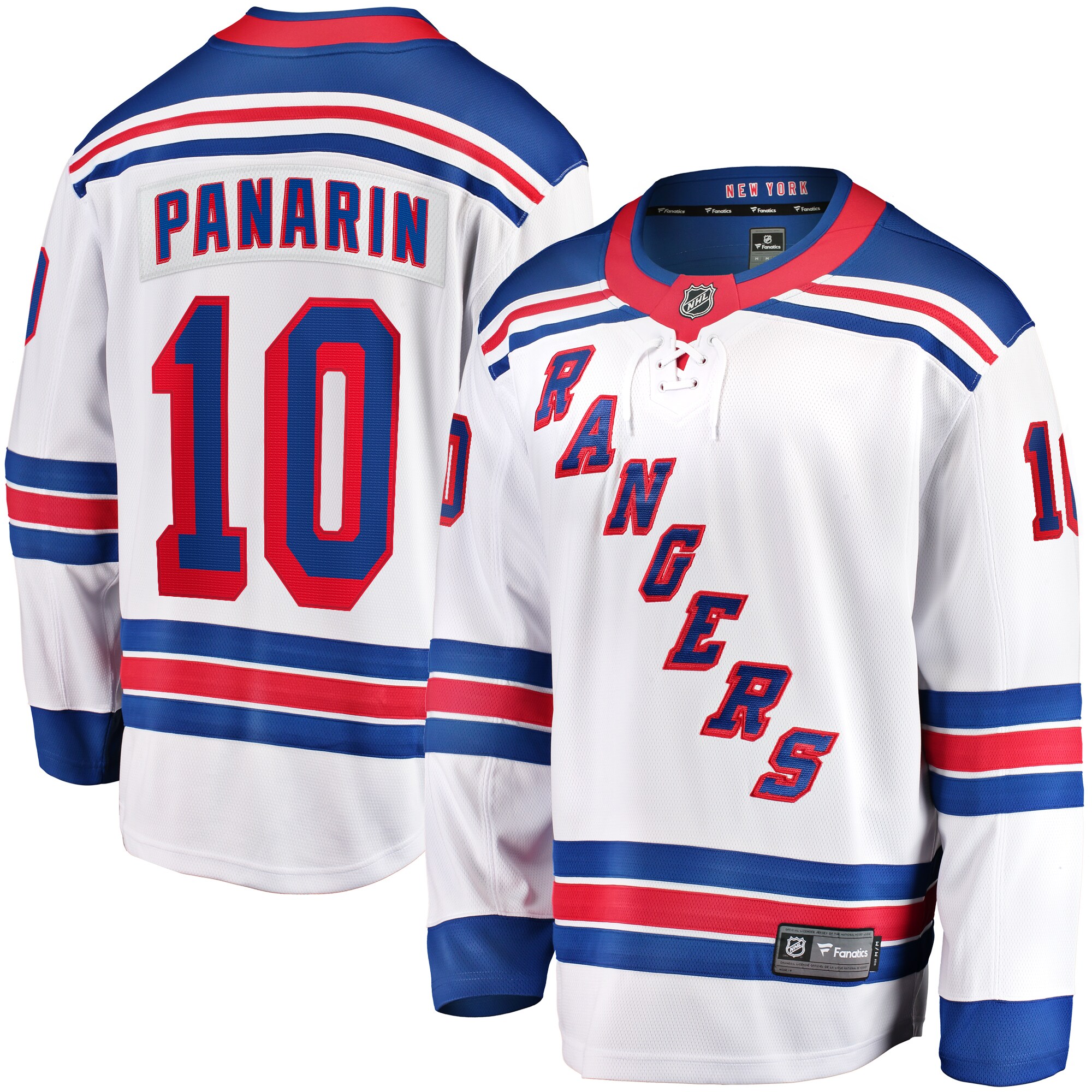 Artemi Panarin New York Rangers Fanatics Away Premier Breakaway Player Jersey - White