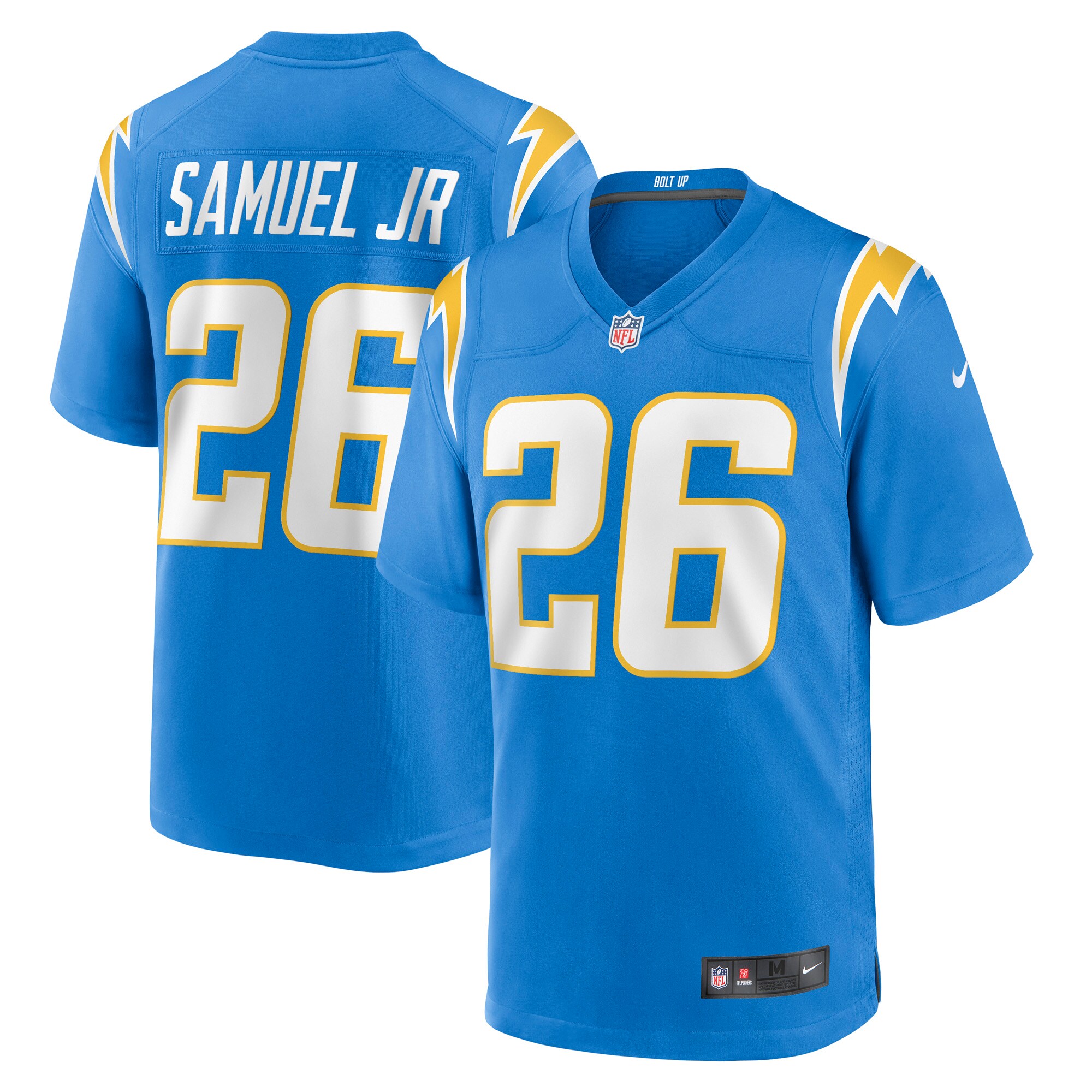 Asante Samuel Jr. Los Angeles Chargers Game Player Jersey - Powder Blue