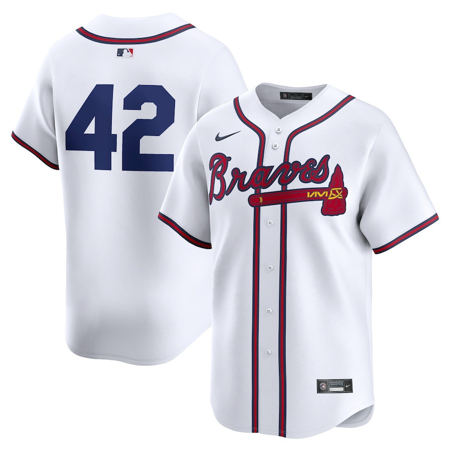 Atlanta Braves 2024 Jackie Robinson Day Home Men Limited Jersey - White