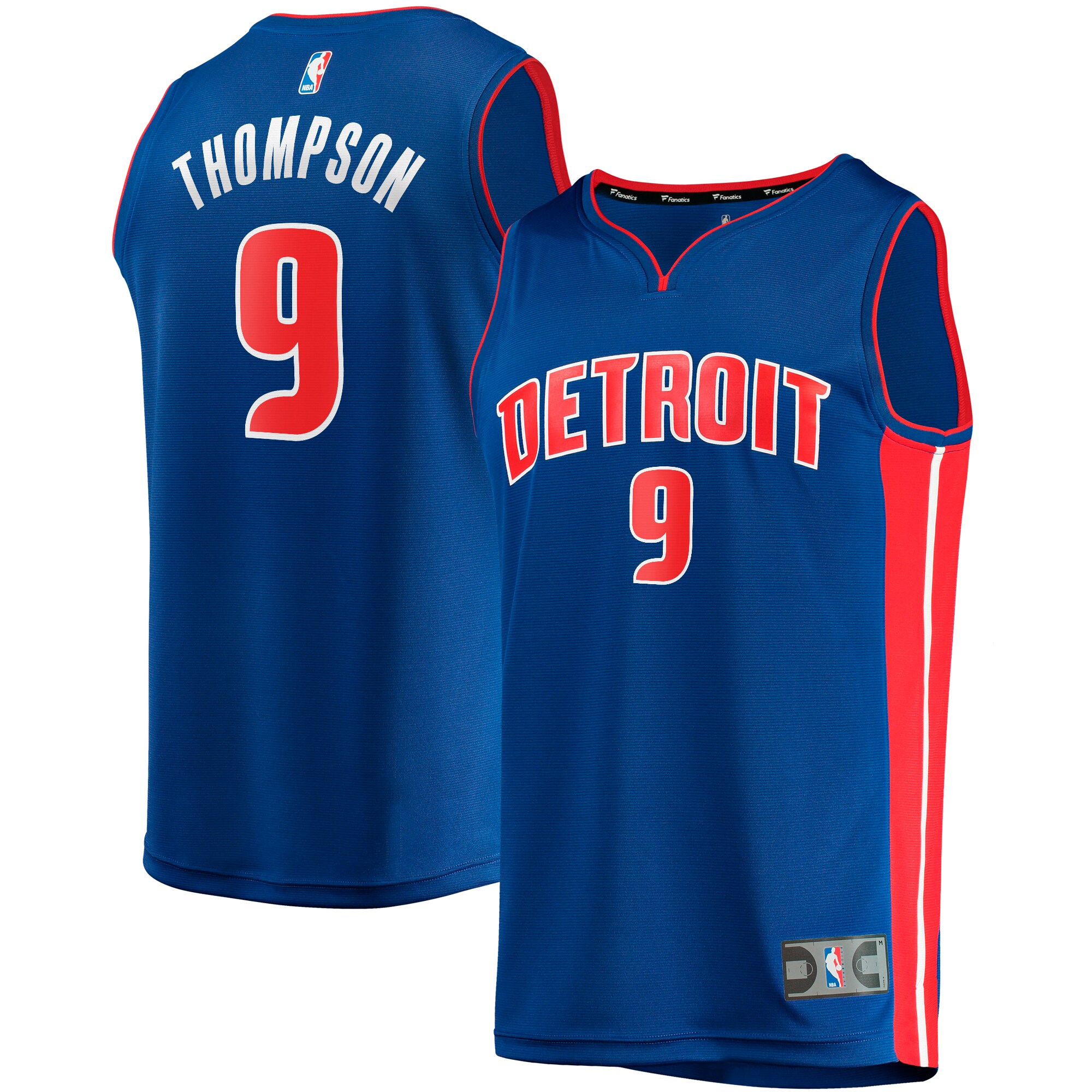 Ausar Thompson Detroit Pistons Fanatics Fast Break Replica Jersey - Icon Edition - Royal