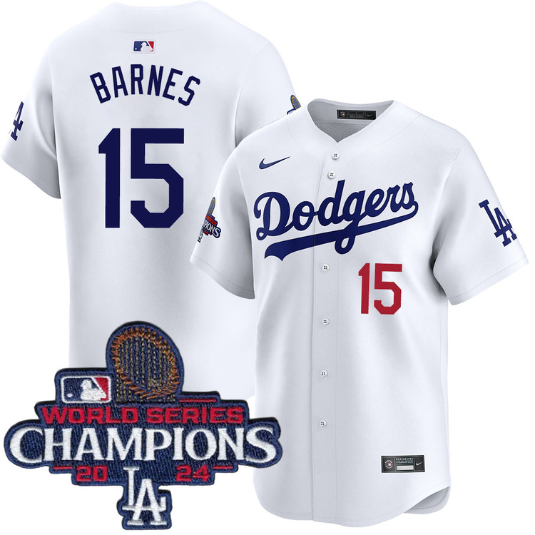 Austin Barnes Los Angeles Dodgers Home Limited World Series Champions Jersey