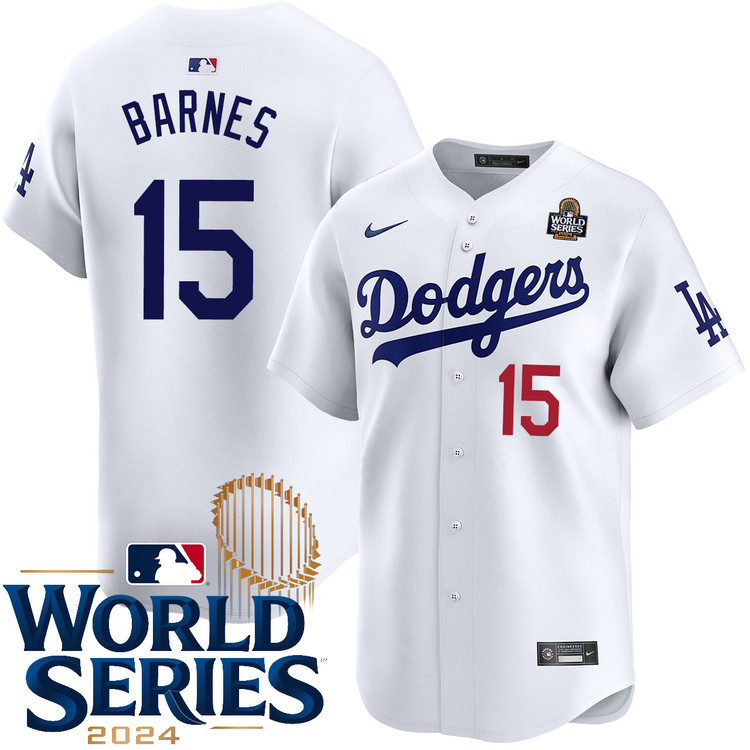 Austin Barnes Los Angeles Dodgers Youth Home Limited World Series Jersey