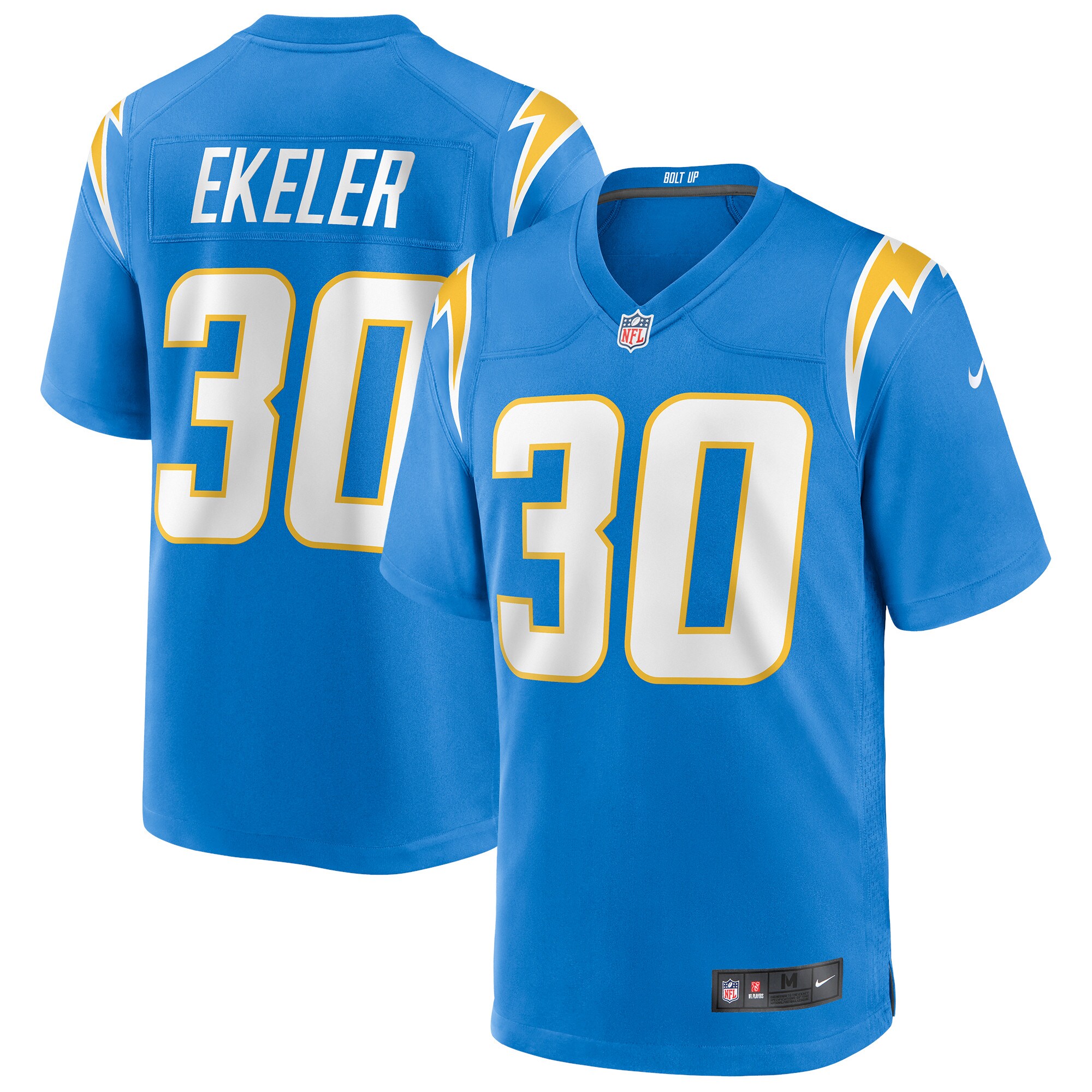 Austin Ekeler Los Angeles Chargers Game Player Jersey - Powder Blue