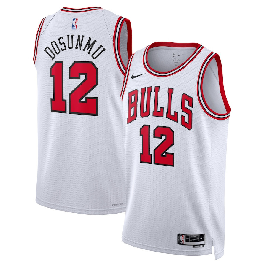 Ayo Dosunmu 12 Chicago Bulls Unisex Swingman Jersey - Association Edition - White