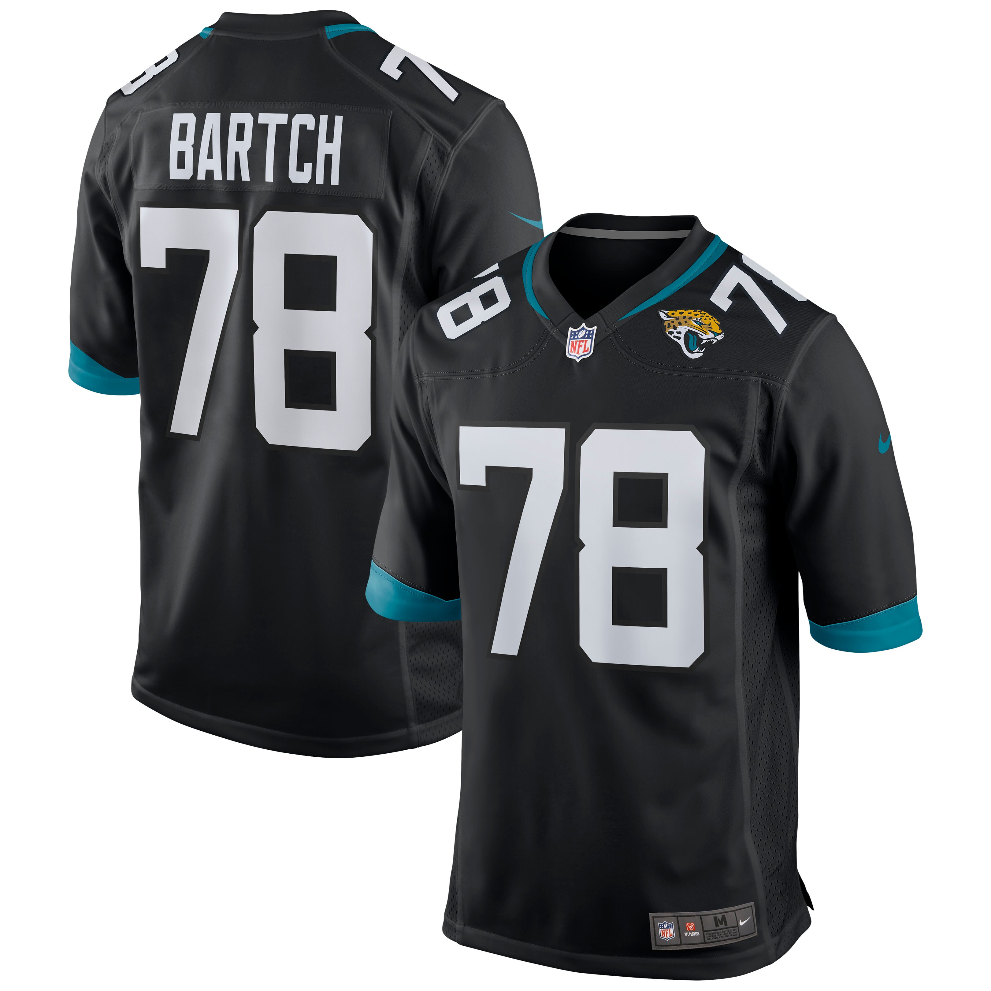 Ben Bartch Jacksonville Jaguars Game Jersey - Black
