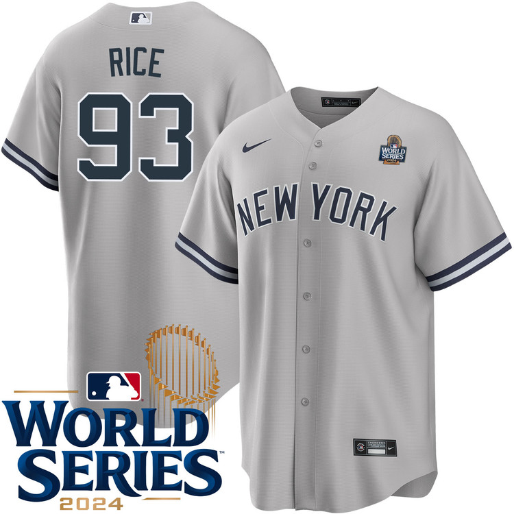 Ben Rice New York Yankees Road World Series Jersey