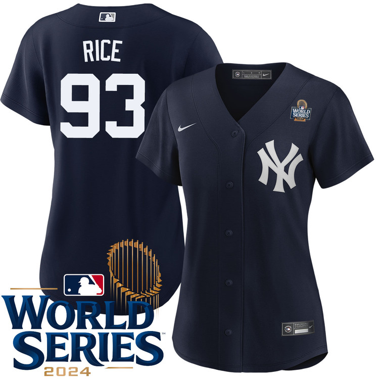 Ben Rice New York Yankees Women's Alternate Navy World Series Jersey