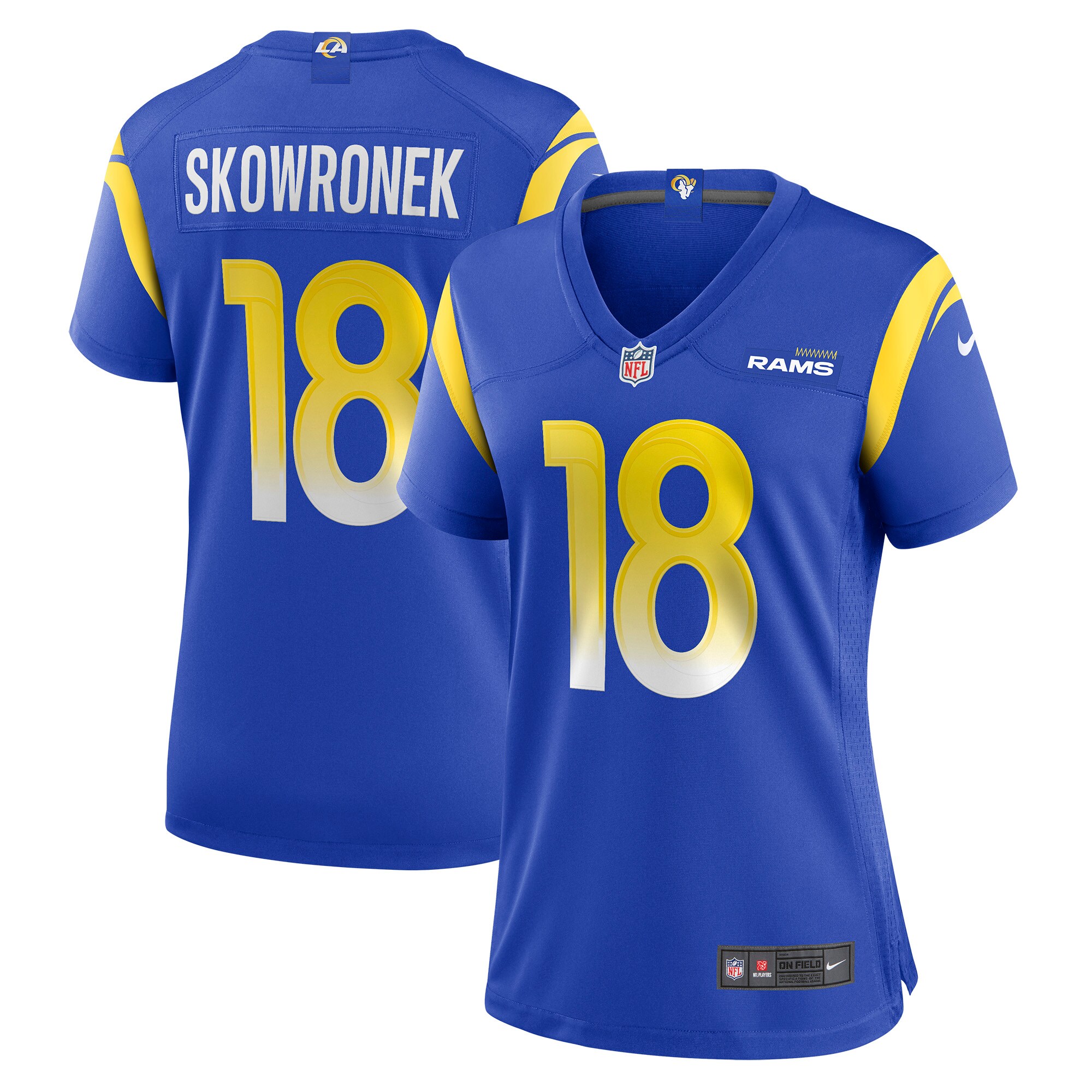 Ben Skowronek Los Angeles Rams Women's Game Jersey - Royal